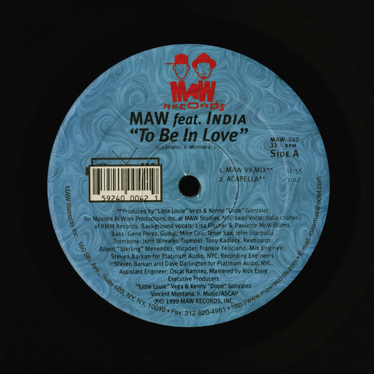MAW Feat. India – To Be In Love (1999 Remixes)