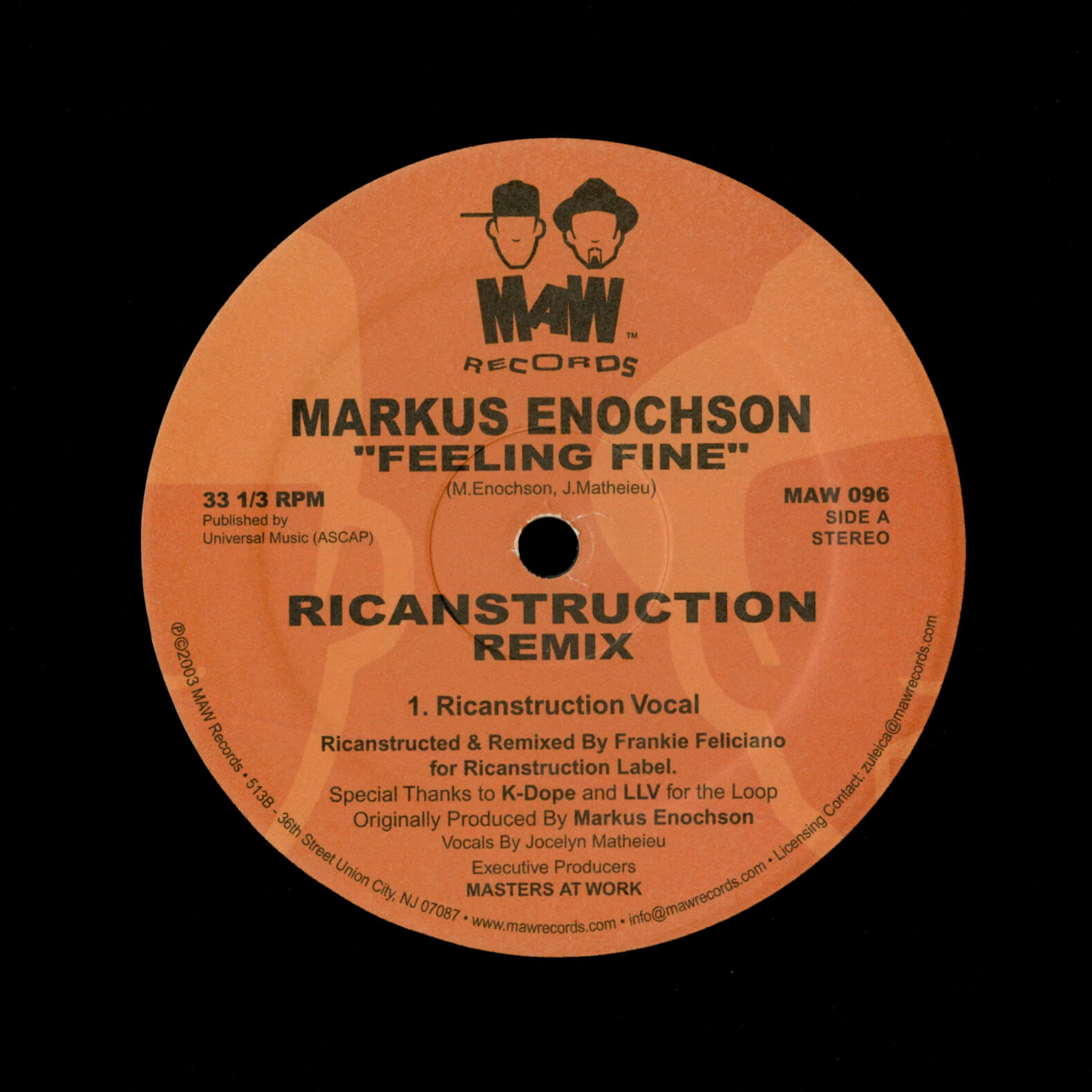 Markus Enochson – Feeling Fine (Ricanstruction Remix)