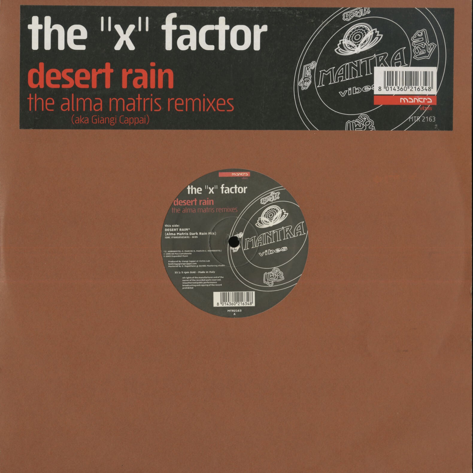 The "X" Factor – Desert Rain (The Alma Matris Remixes)