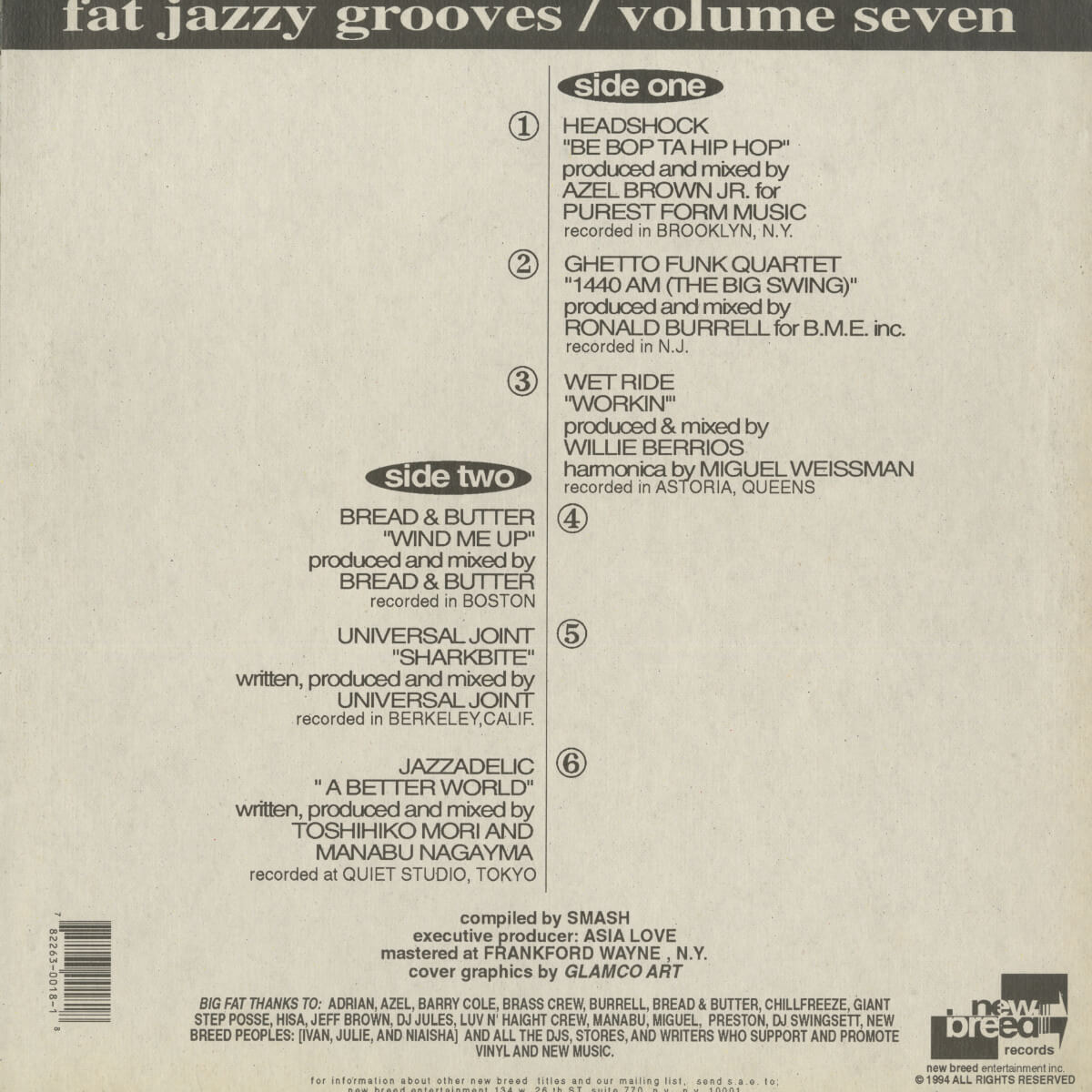 Various – Fat Jazzy Grooves Volume 7