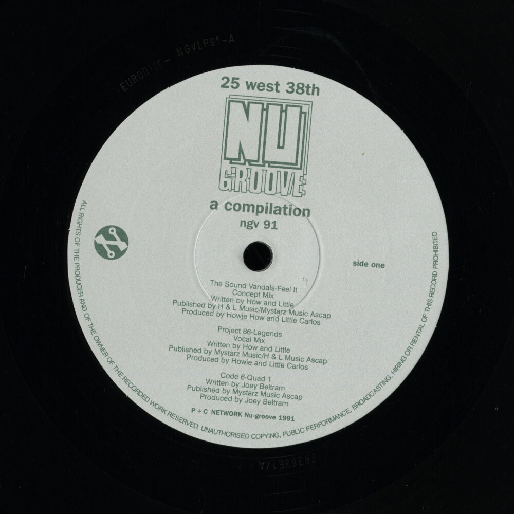 Various – Nu Groove - 25 West 38th - A Compilation (2008 Reissue)