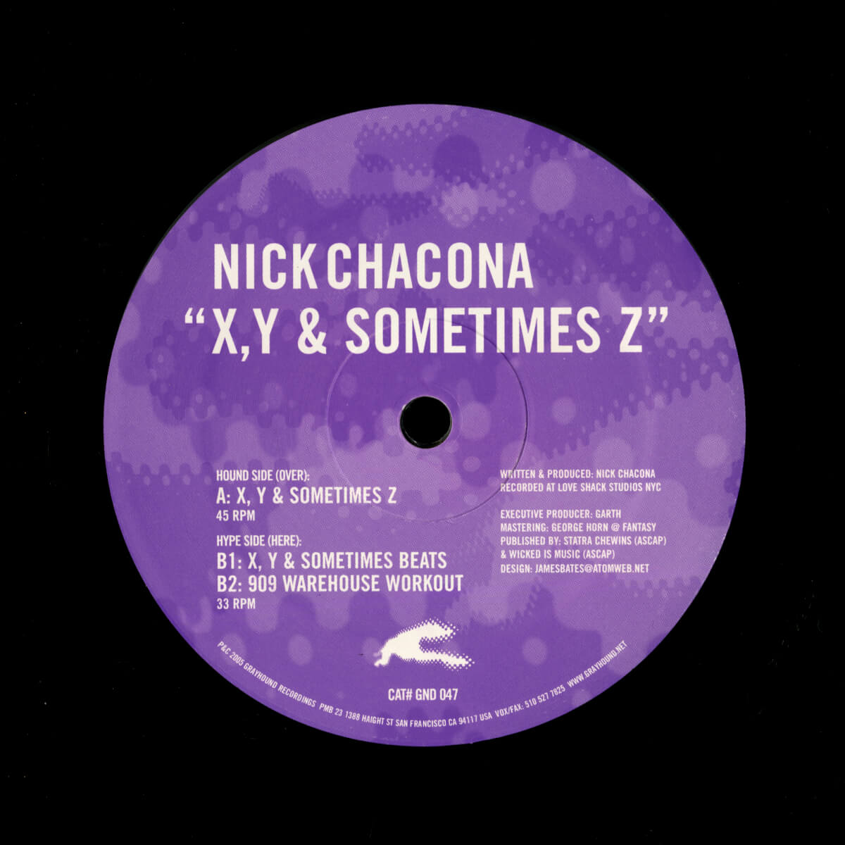 Nick Chacona – X, Y & Sometimes Z