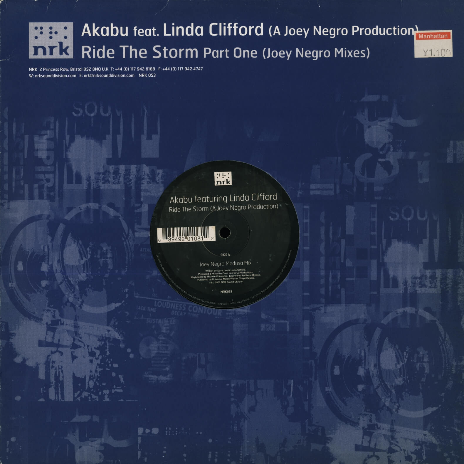 Akabu Featuring Linda Clifford – Ride The Storm Part One (Joey Negro Mixes)