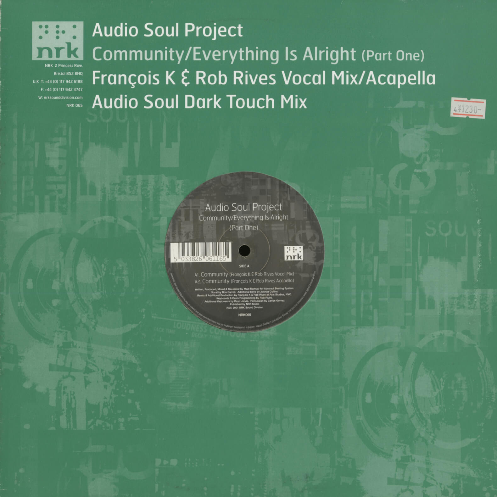 Audio Soul Project – Community / Everything Is Alright (Part One)
