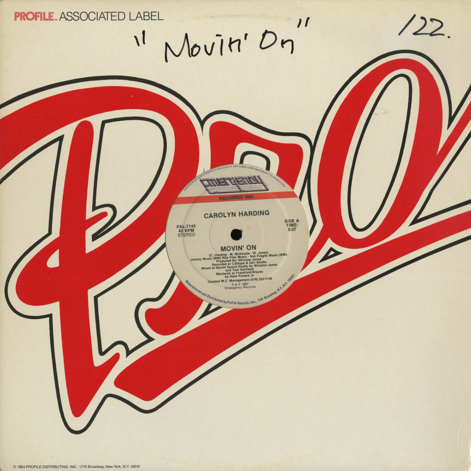 Carolyn Harding – Movin' On