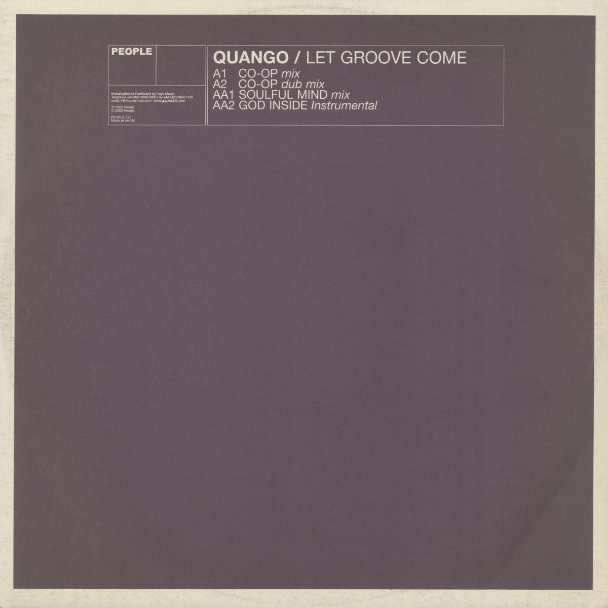 Quango – Let Groove Come