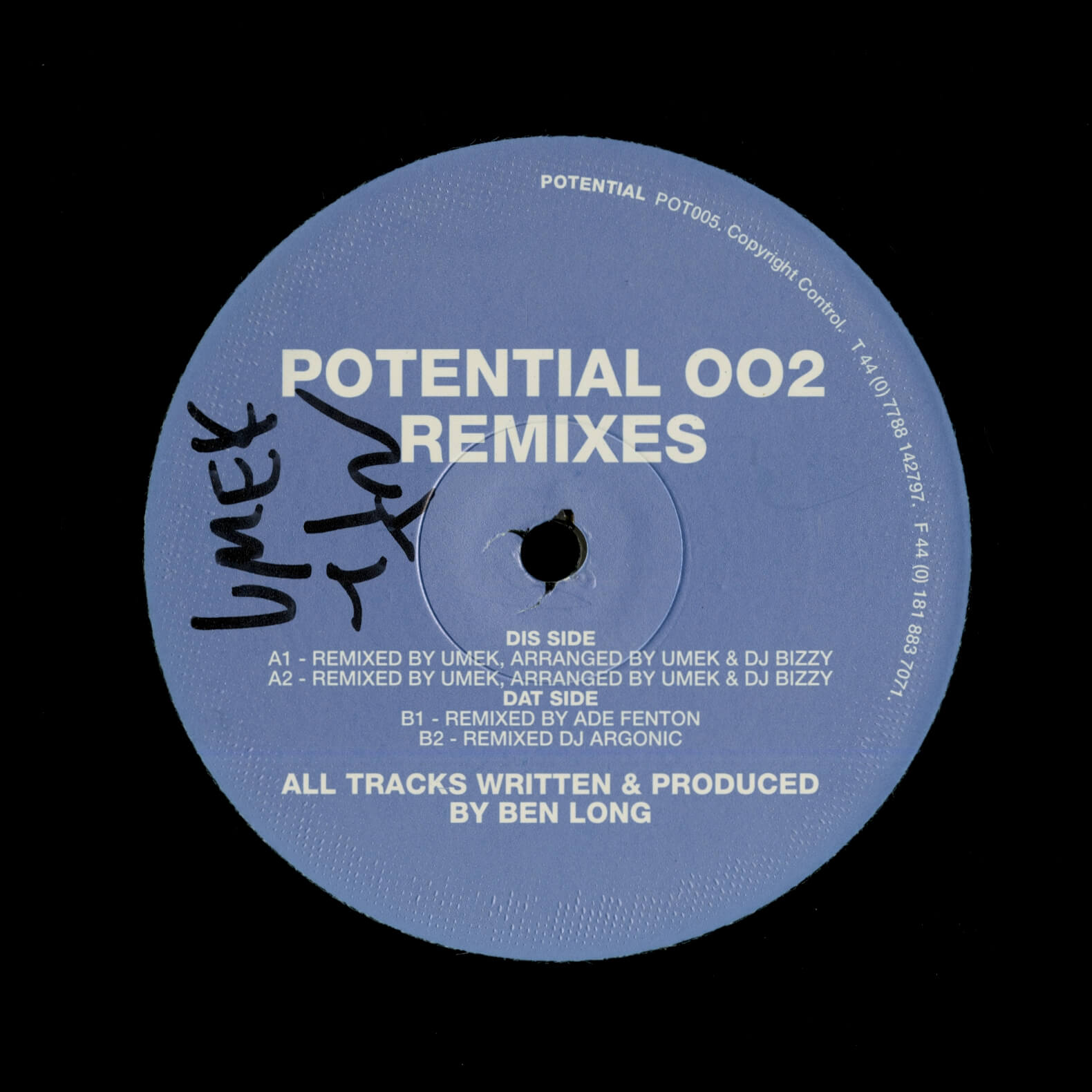 Ben Long – Potential 002 Remixes