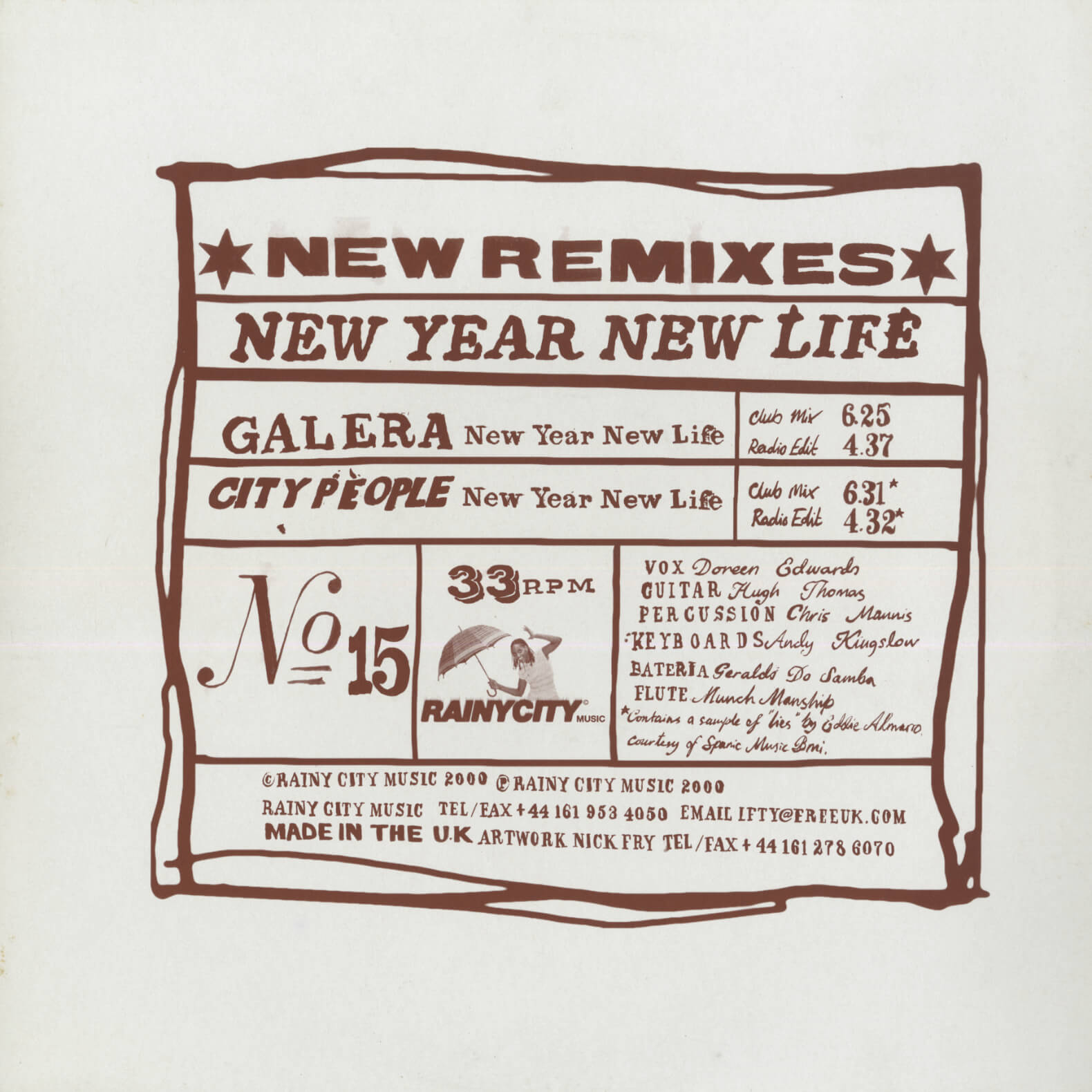 Galera / City People – New Year New Life (New Remixes)