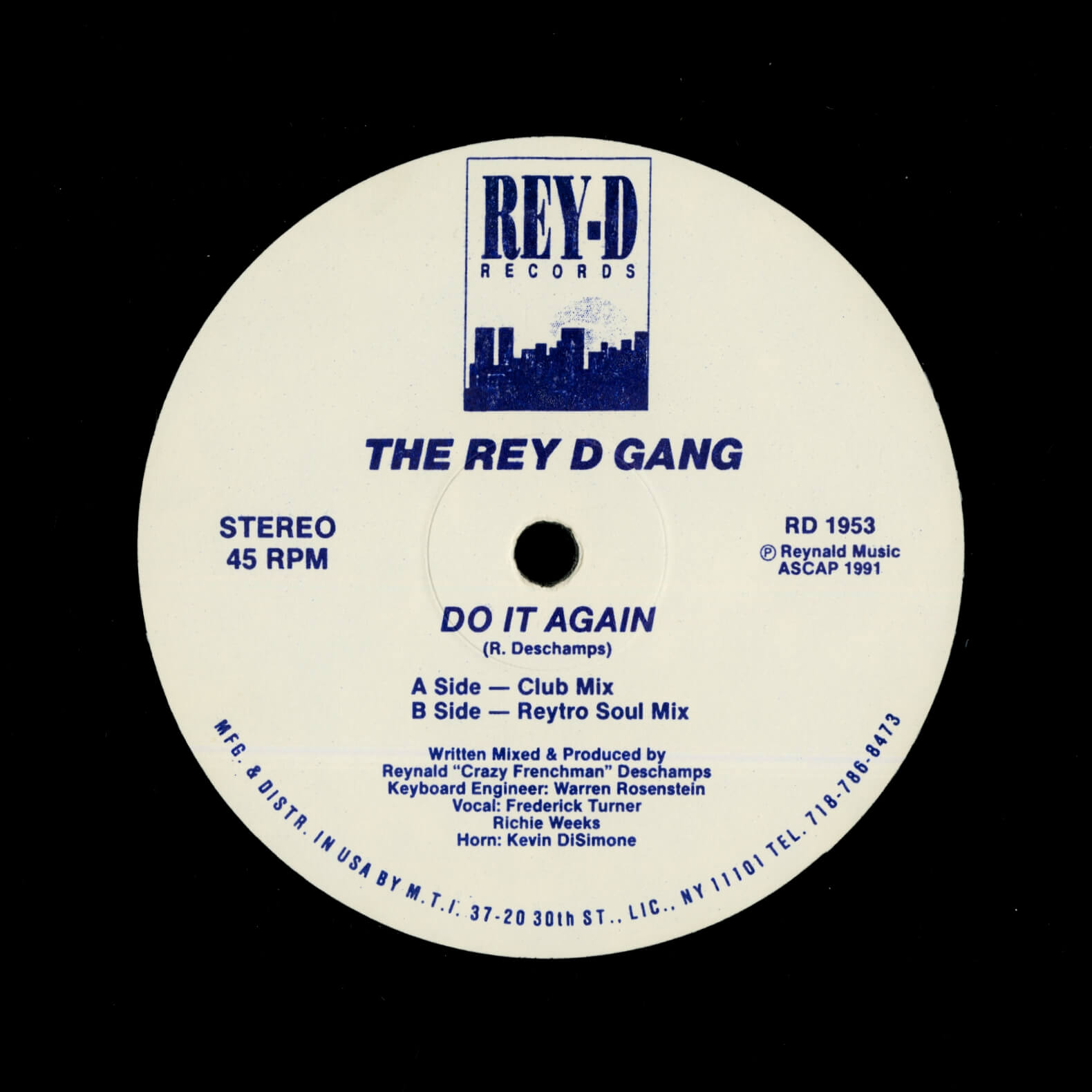 The Rey D Gang – Do It Again