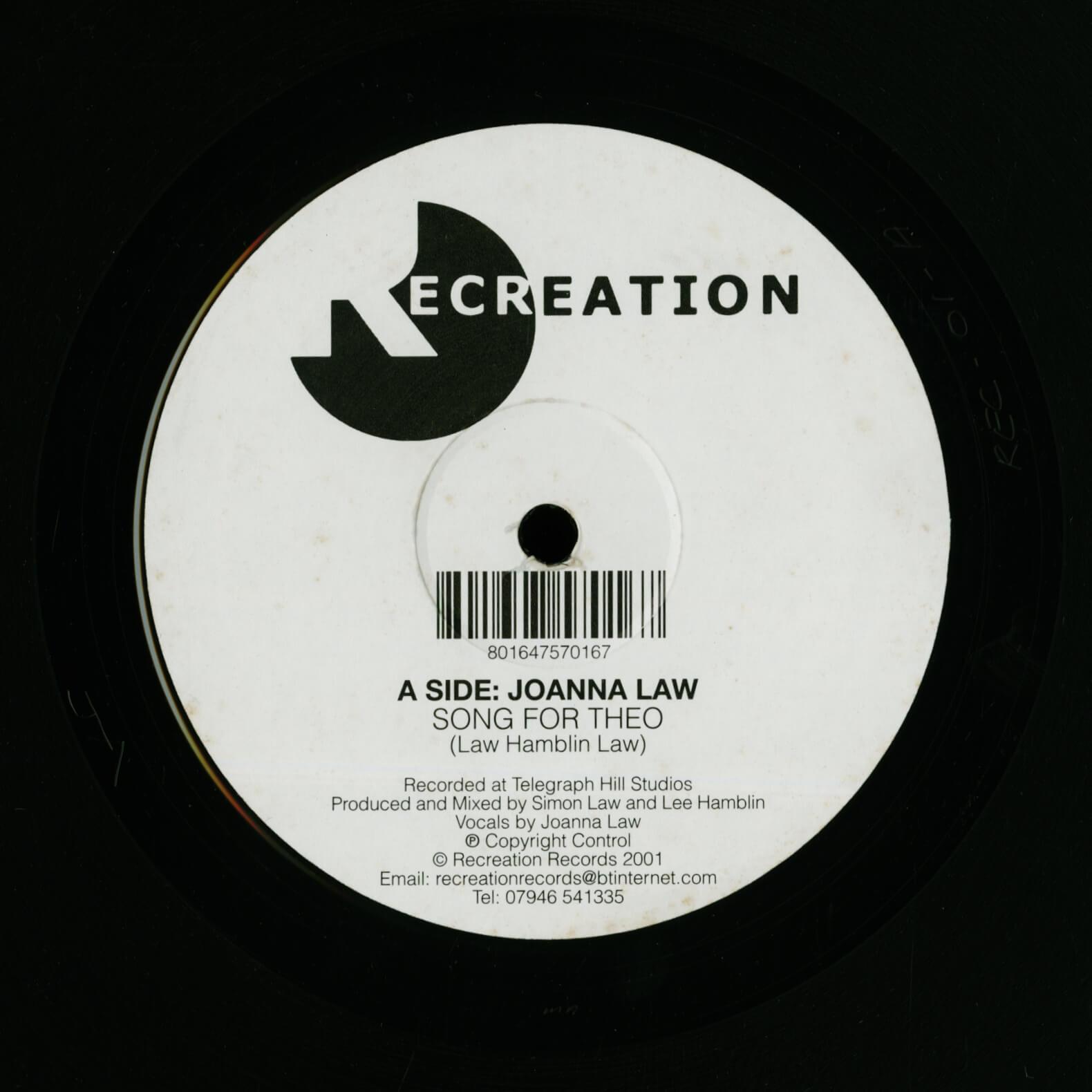 Joanna Law – Song For Theo / Warm Love