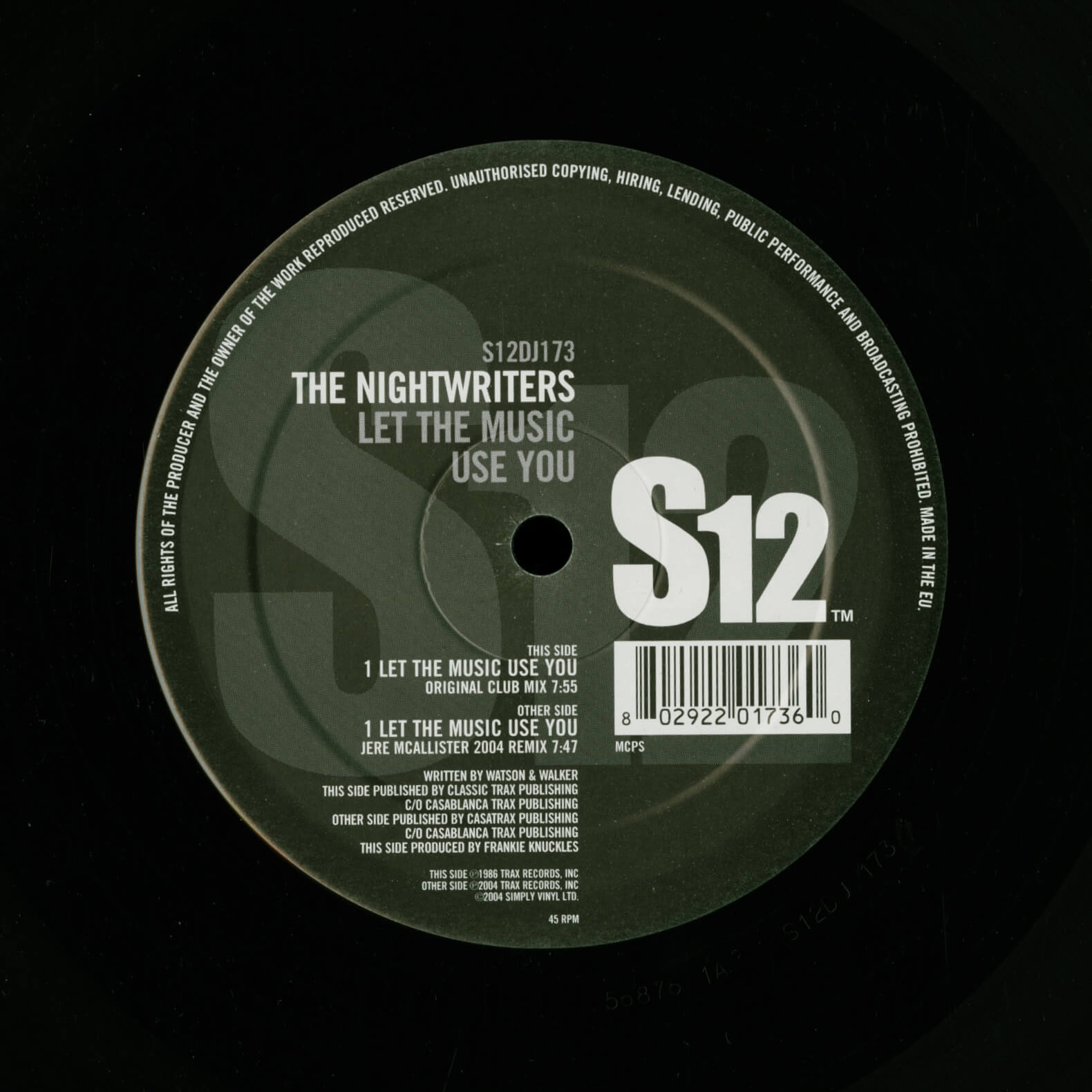 The Nightwriters – Let The Music Use You