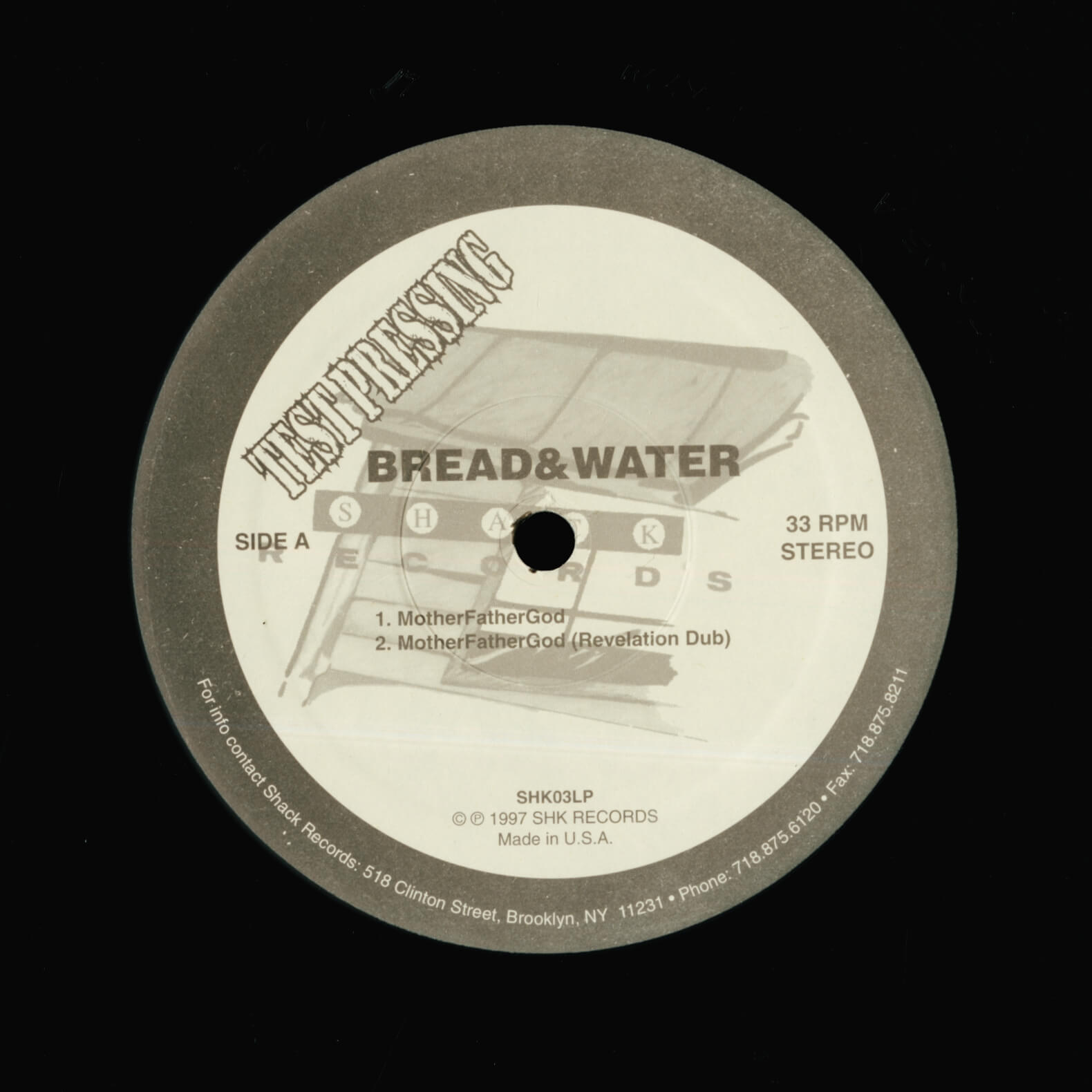 Bread & Water – MotherFatherGod / Just Before Dawn... I Shine