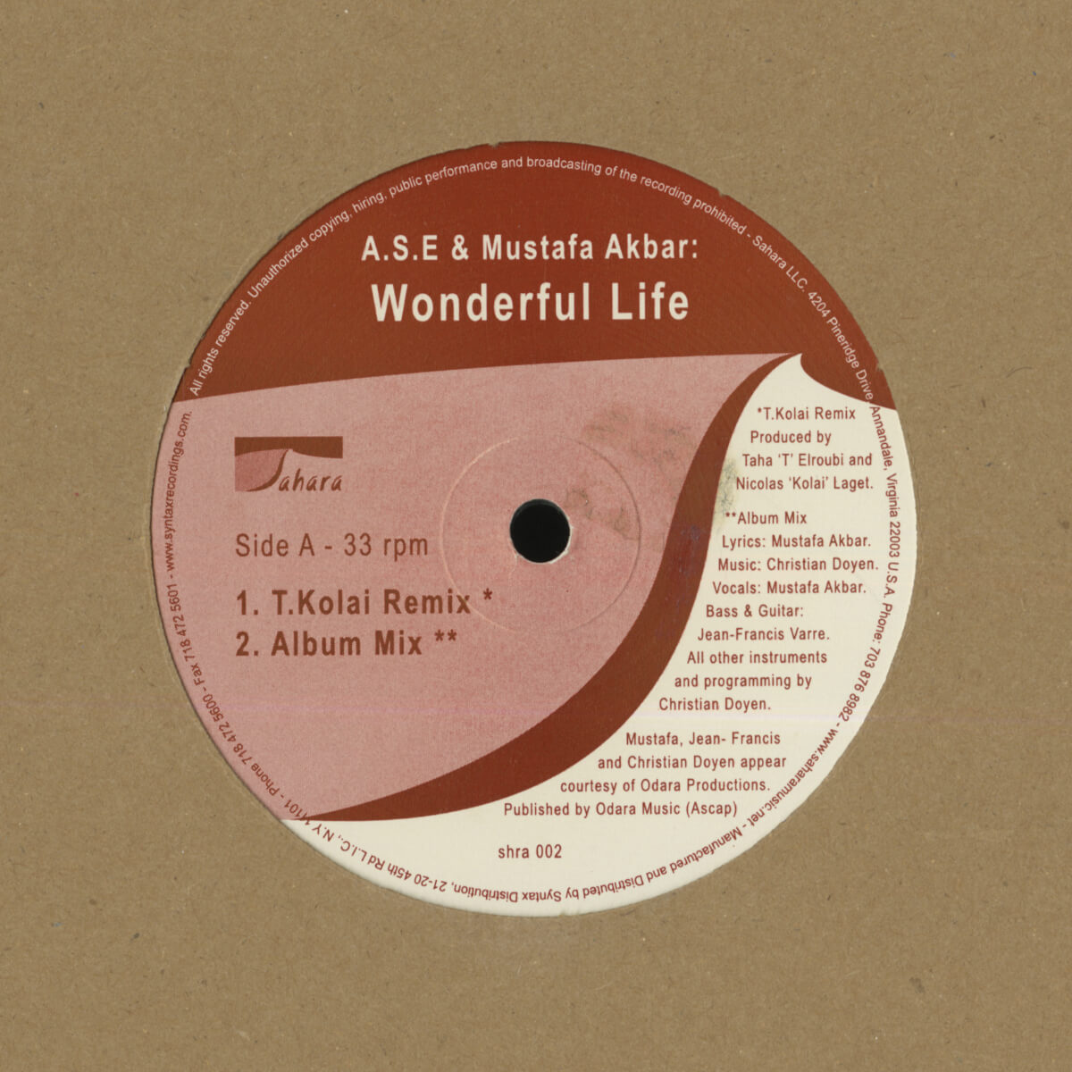 A.S.E. & Mustafa Akbar – Wonderful Life