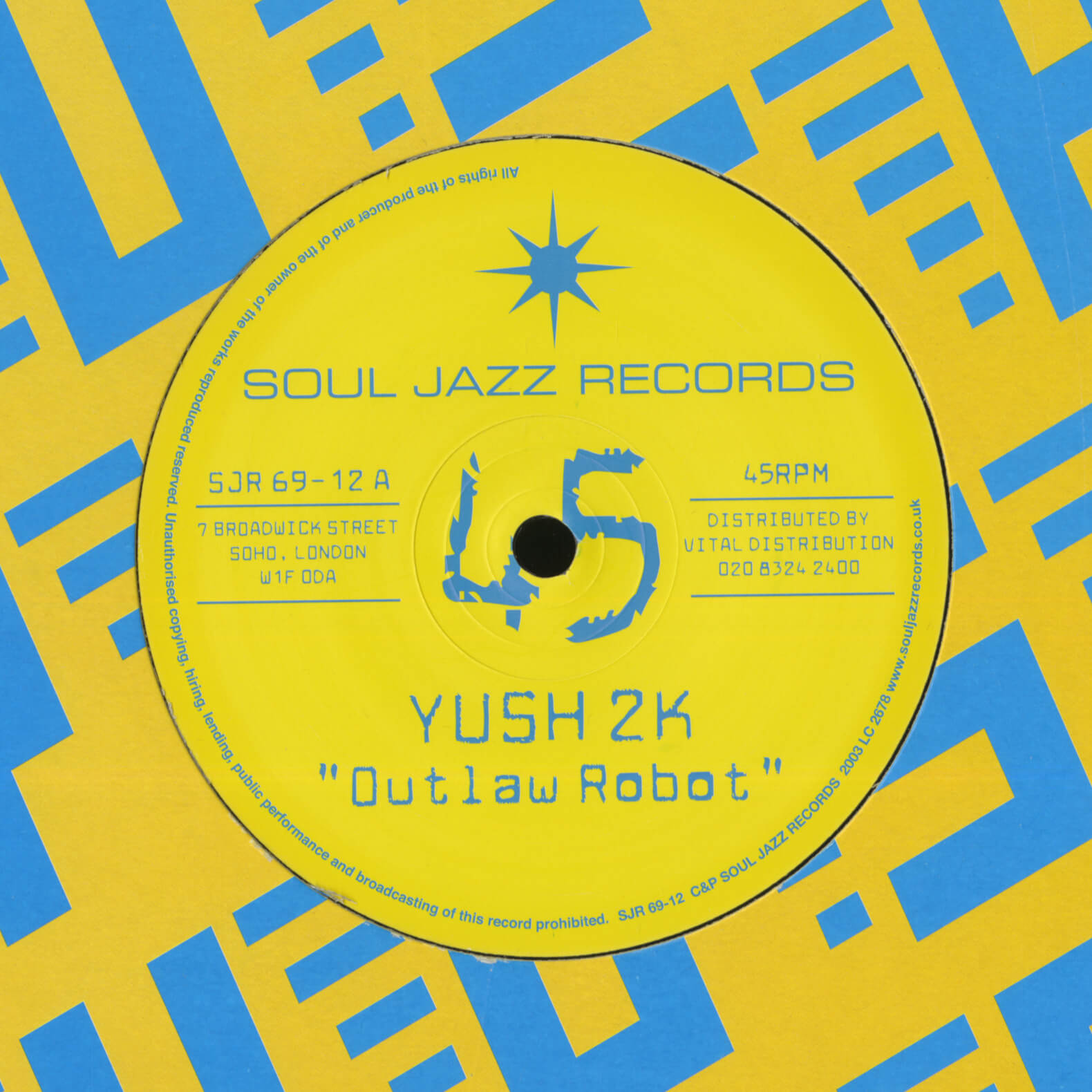 Yush 2K – Outlaw Robot / Light Up