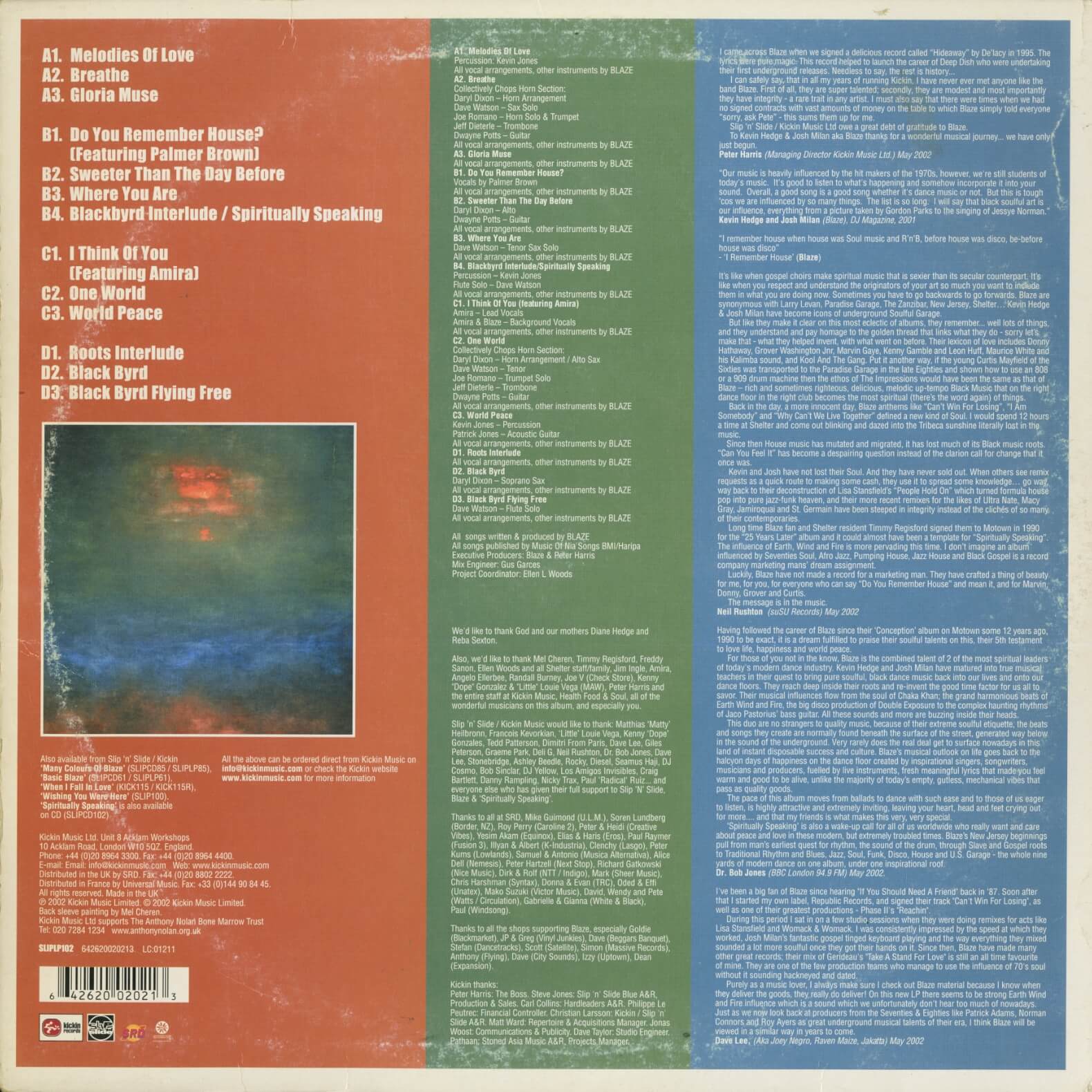 Blaze – Spiritually Speaking