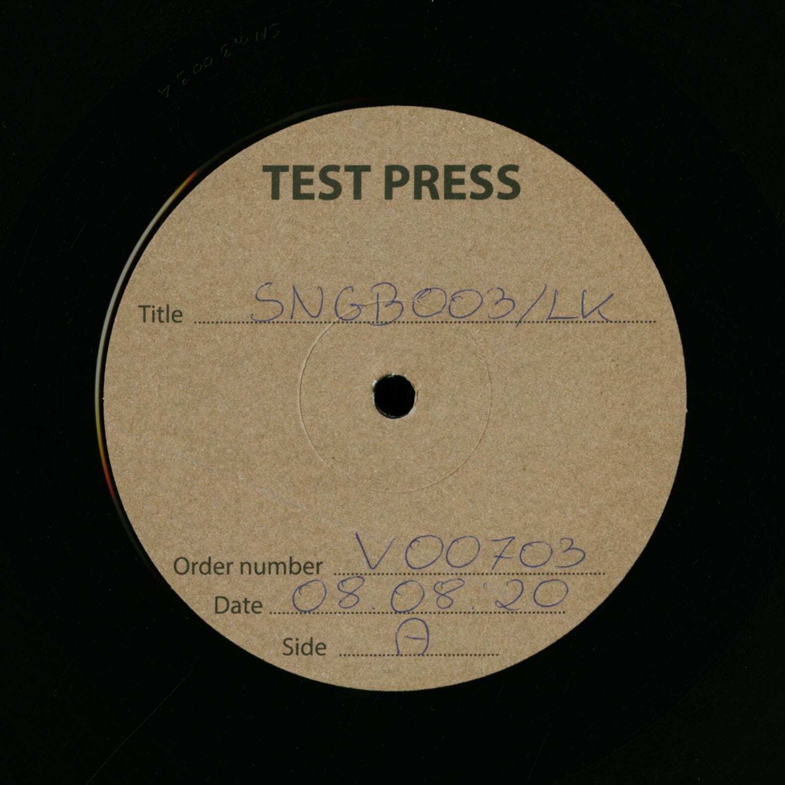 Mikhu – Sanguina 003 (Test Pressing)