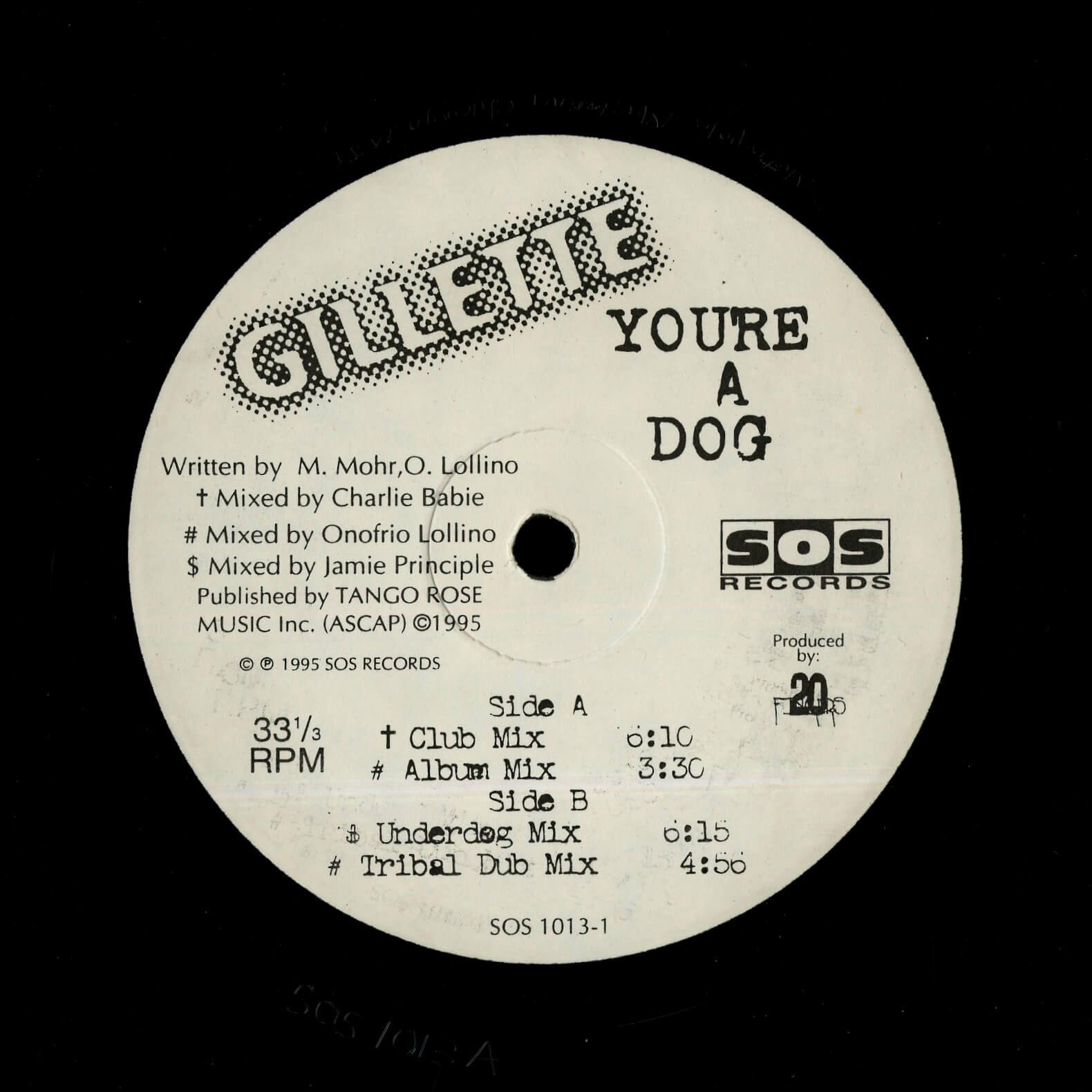 Gillette – You're A Dog