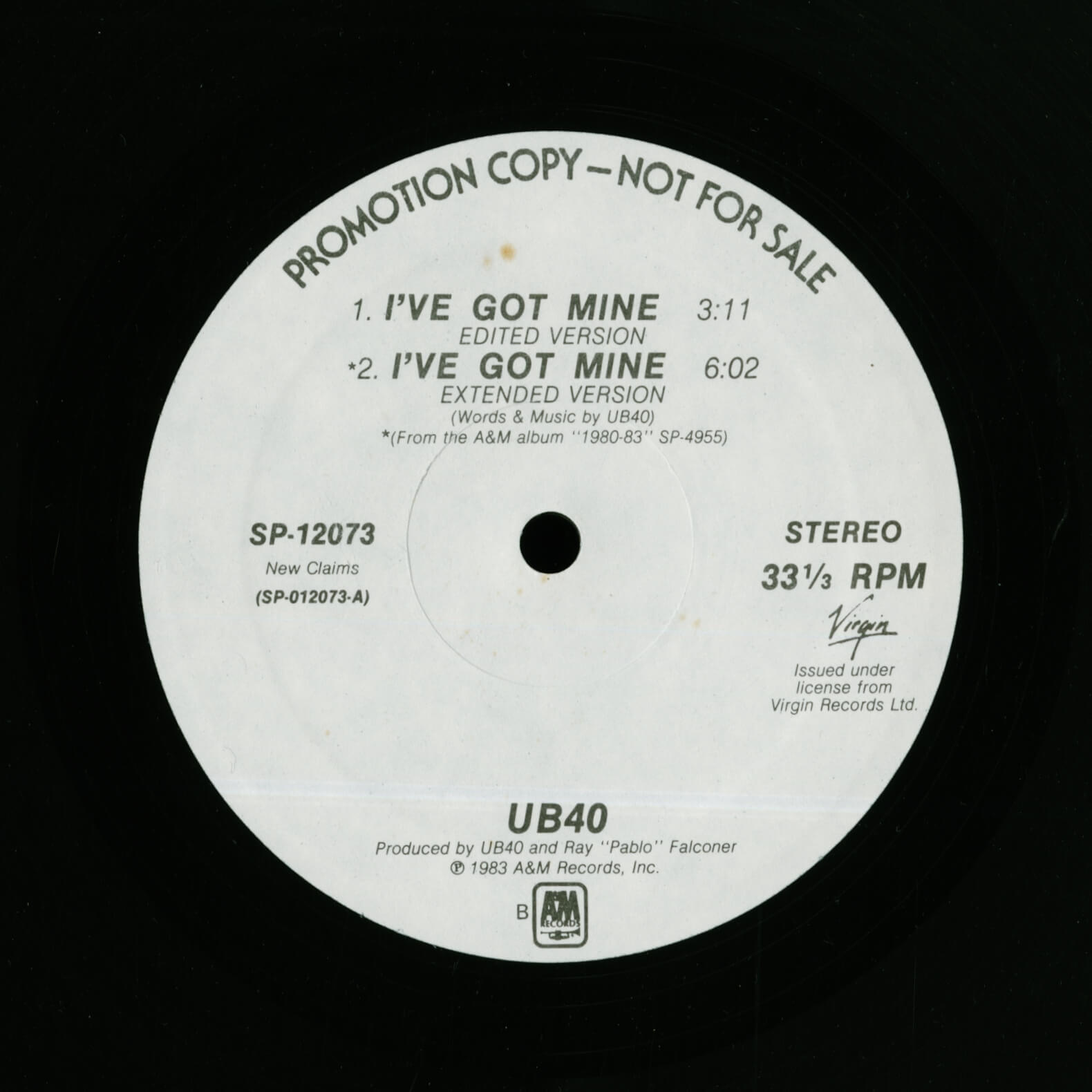 UB40 – I've Got Mine