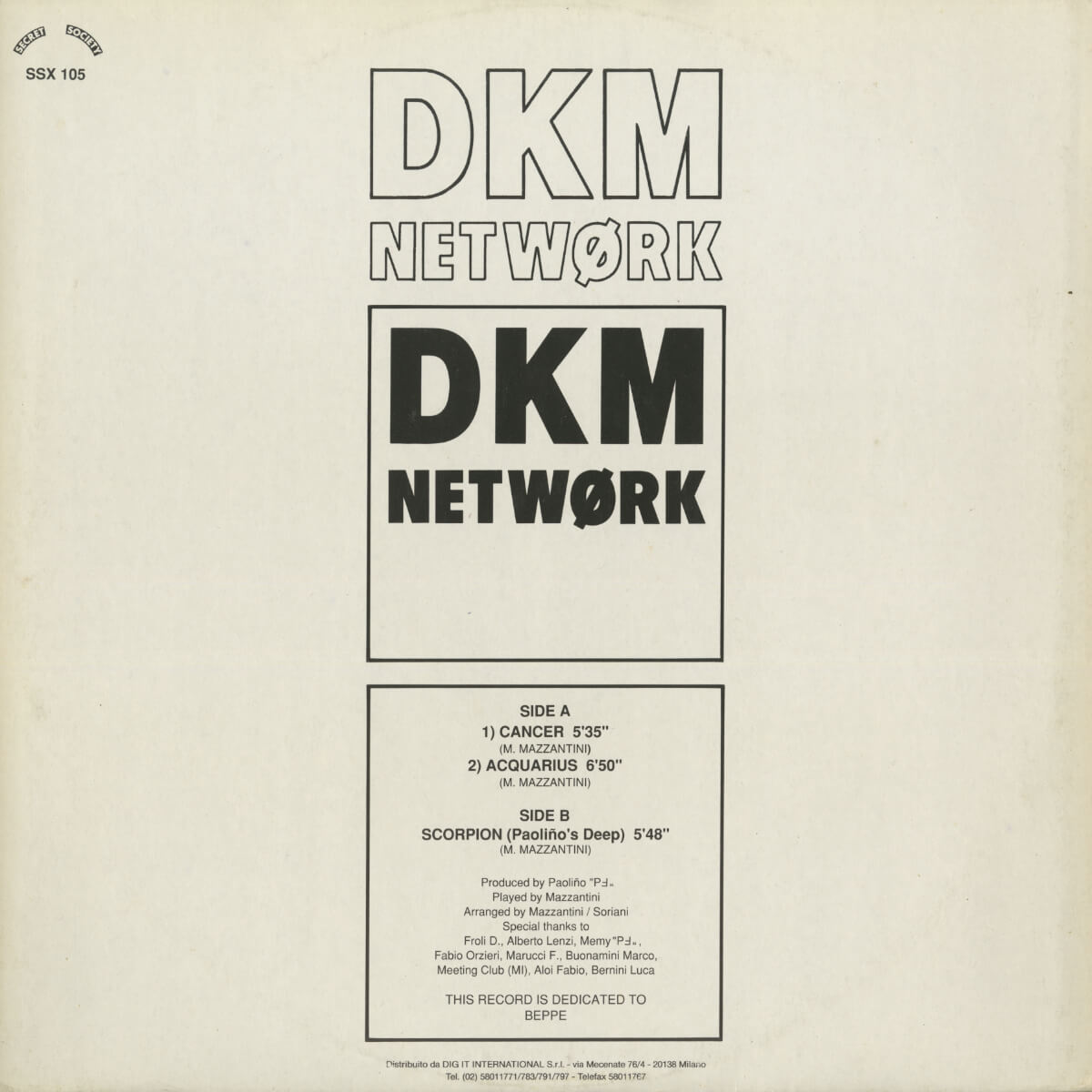 DKM Network – Cancer / Acquarius