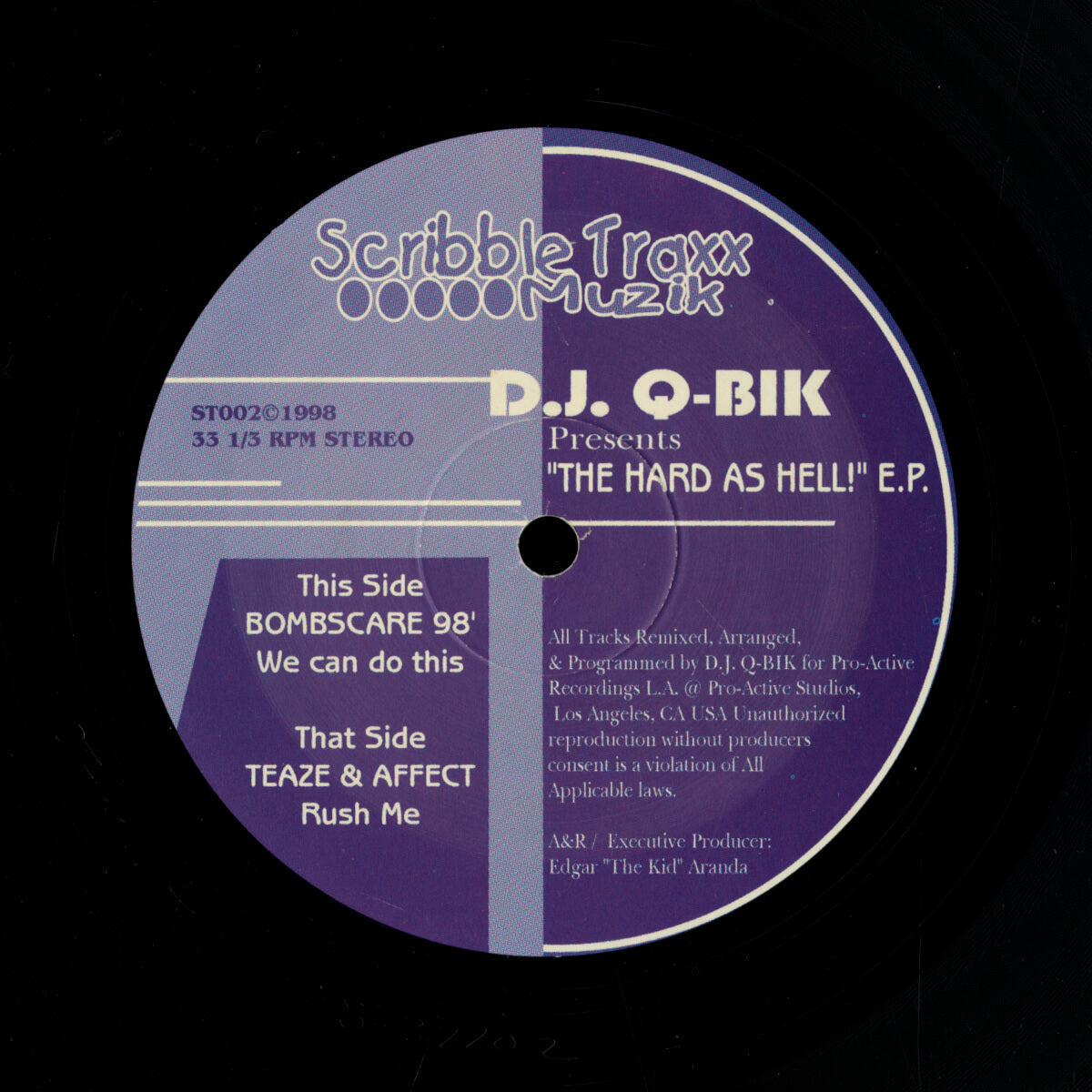 DJ Q-Bik – Hard As Hell EP
