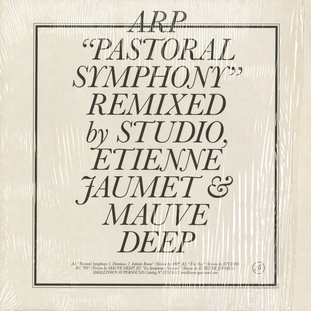 Arp – Pastoral Symphony Remixed By Studio, Etienne Jaumet & Mauve Deep