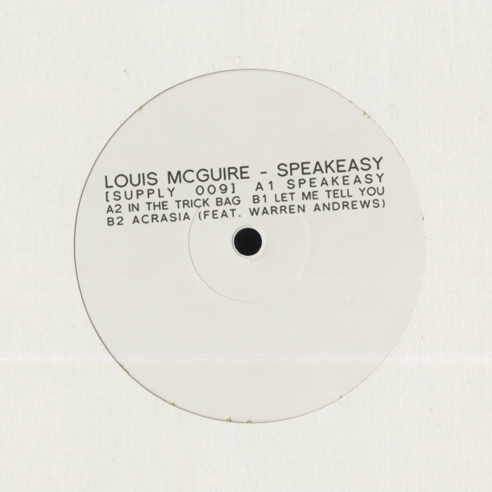 Louis McGuire – Speakeasy