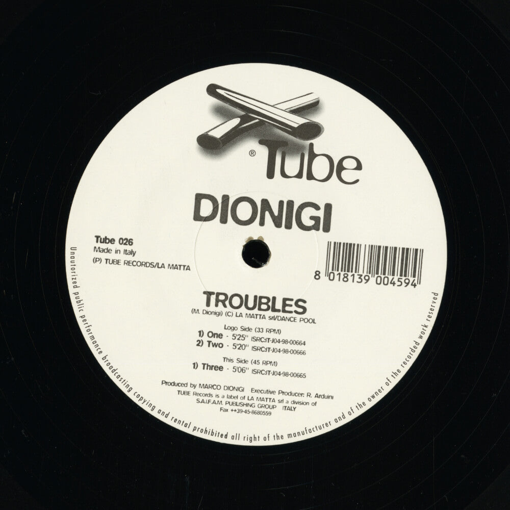 Marco Dionigi – Troubles