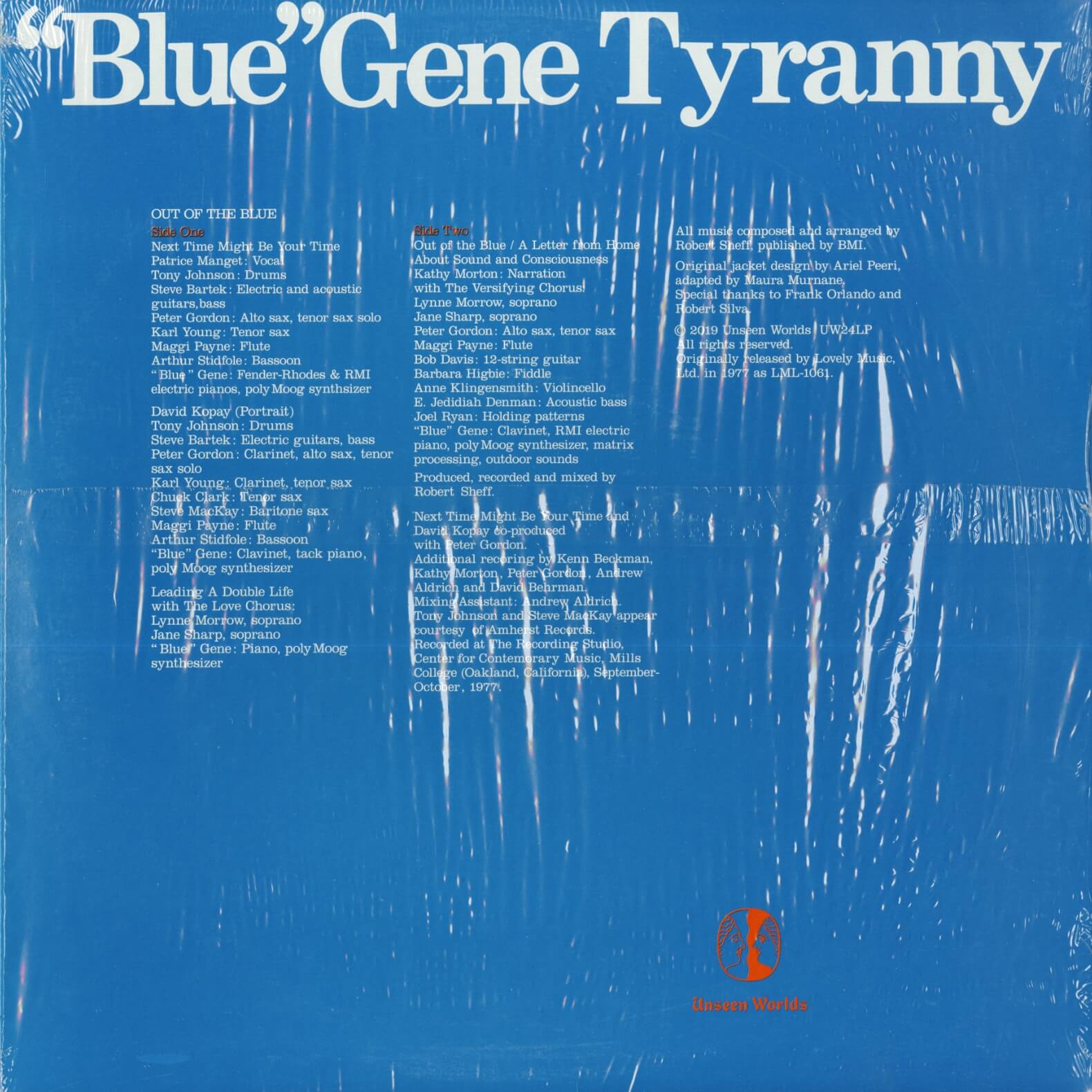 "Blue" Gene Tyranny – Out Of The Blue