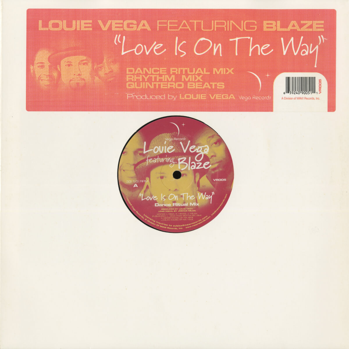 Louie Vega Featuring Blaze – Love Is On The Way