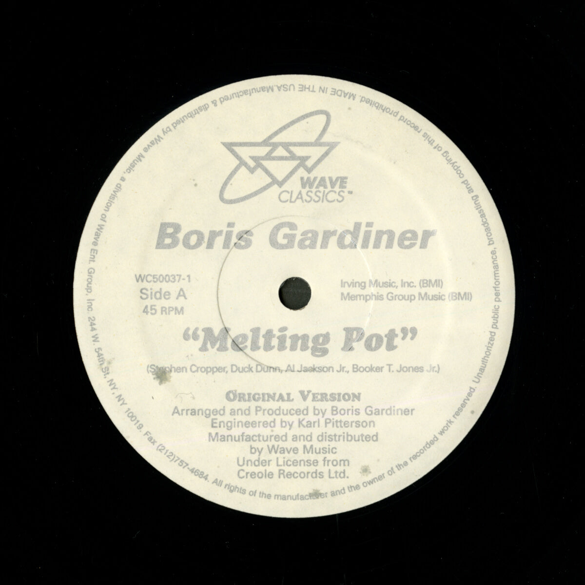 Boris Gardiner – Melting Pot