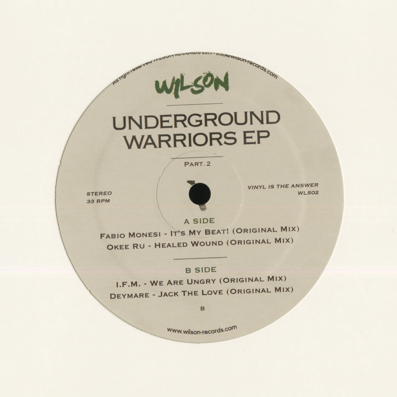 Various – Underground Warriors EP Part. 2