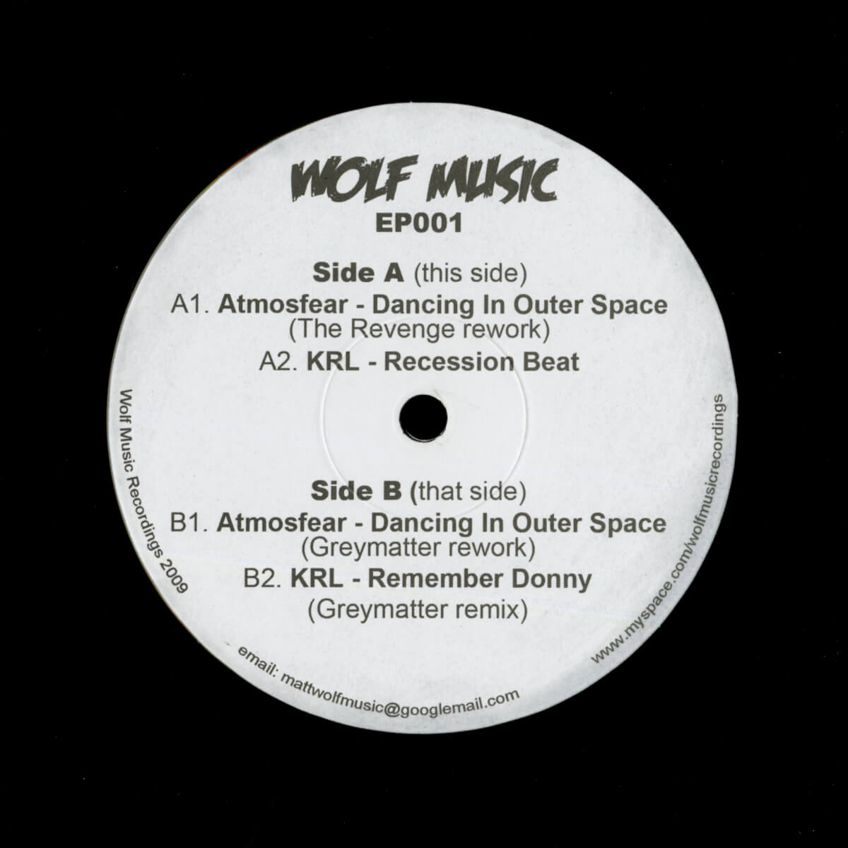 Atmosfear / KRL – Dancing In Outer Space (The Revenge & Greymatter Reworks)