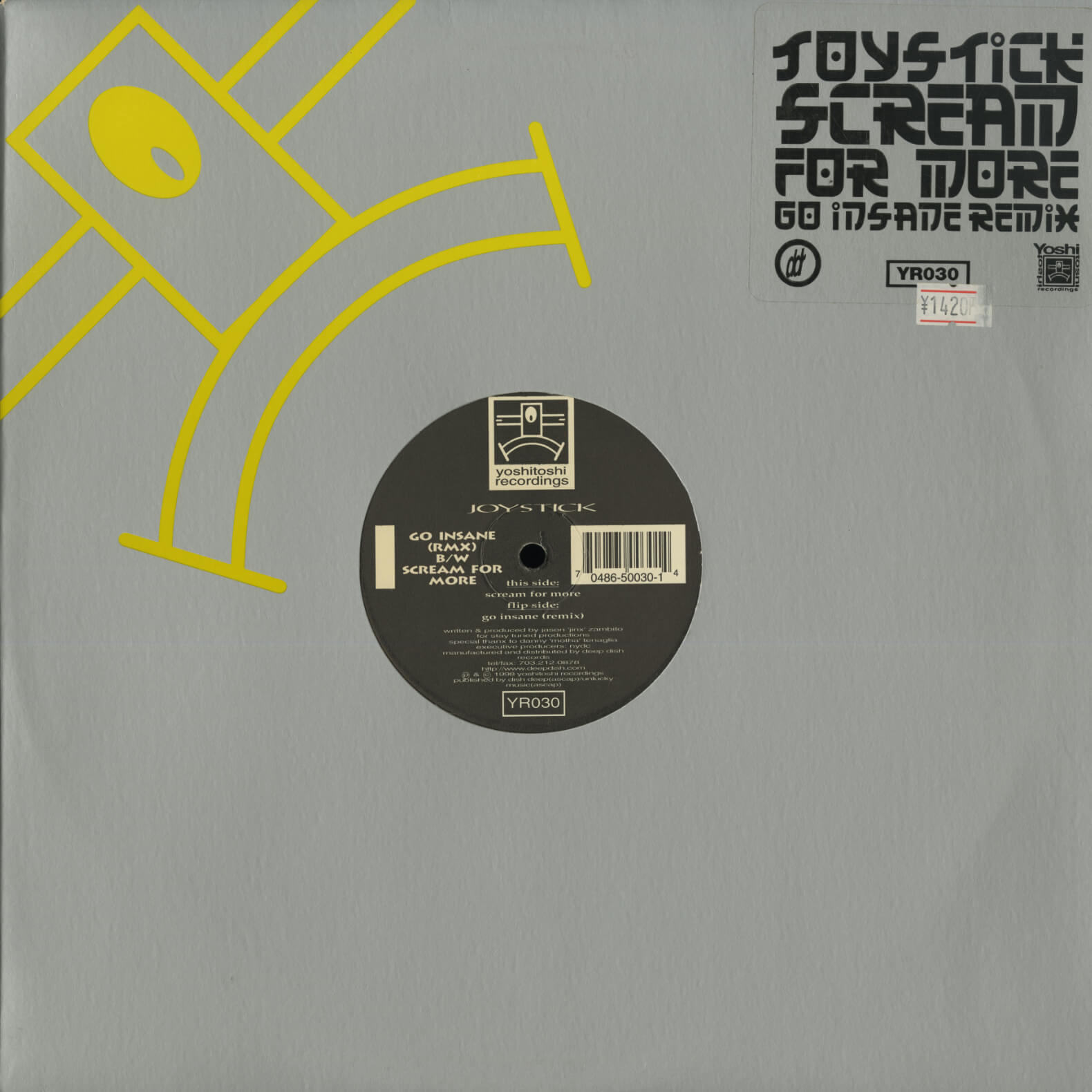 Joystick – Go Insane (Remix) / Scream For More