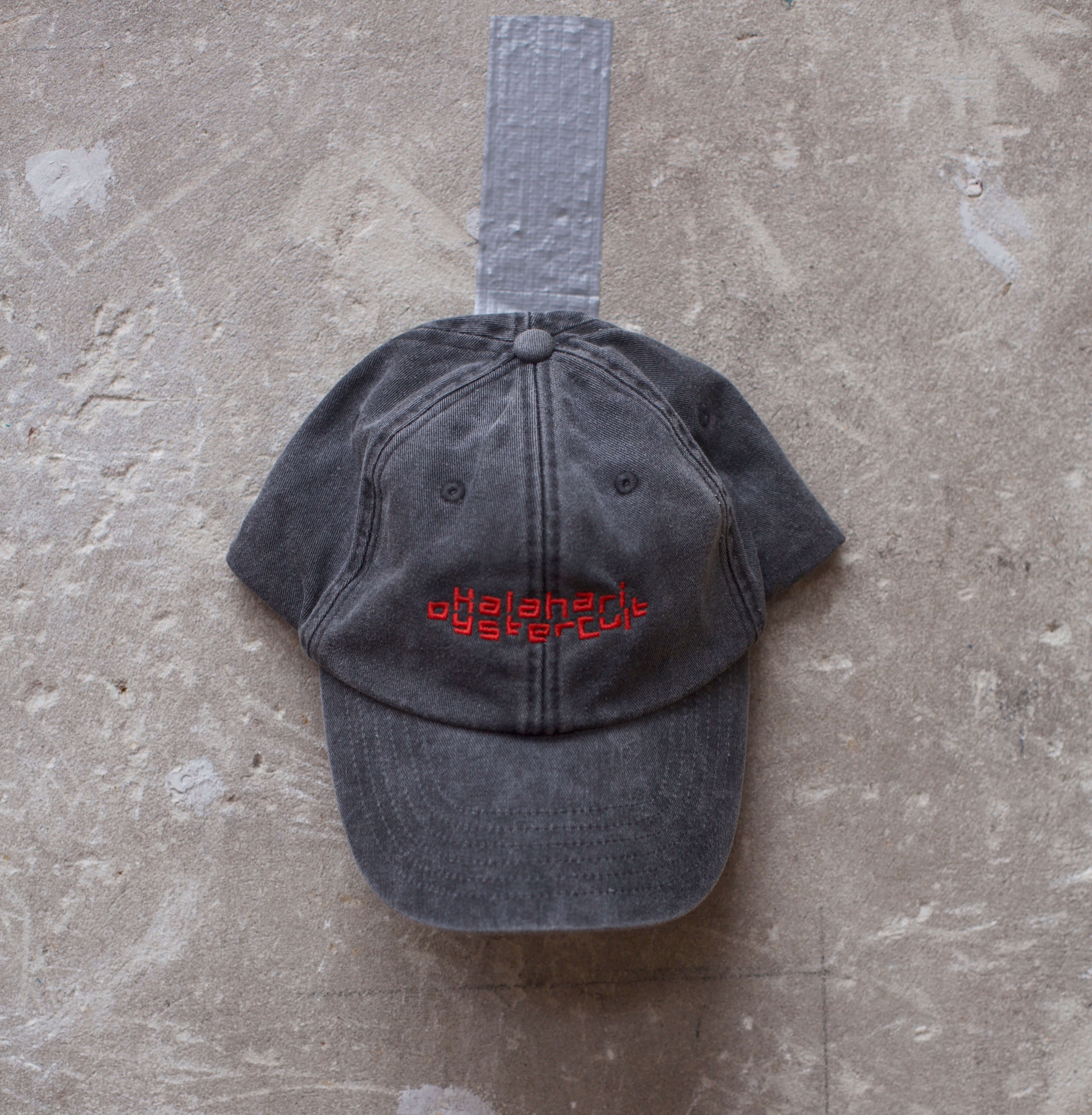 Kalahari Oyster Cult Red Typeface Cap (Grey)