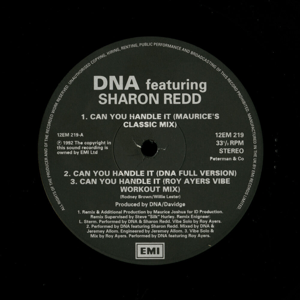 DNA Featuring Sharon Redd – Can You Handle It