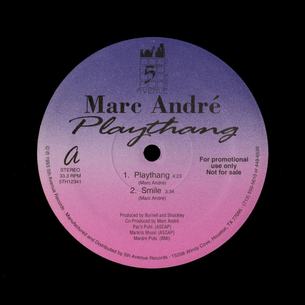 Marc André – Playthang