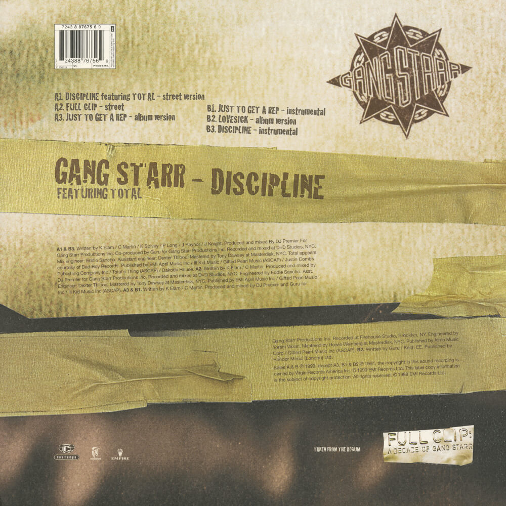 Gang Starr Featuring Total – Discipline