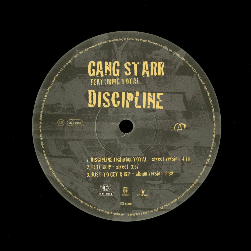 Gang Starr Featuring Total – Discipline