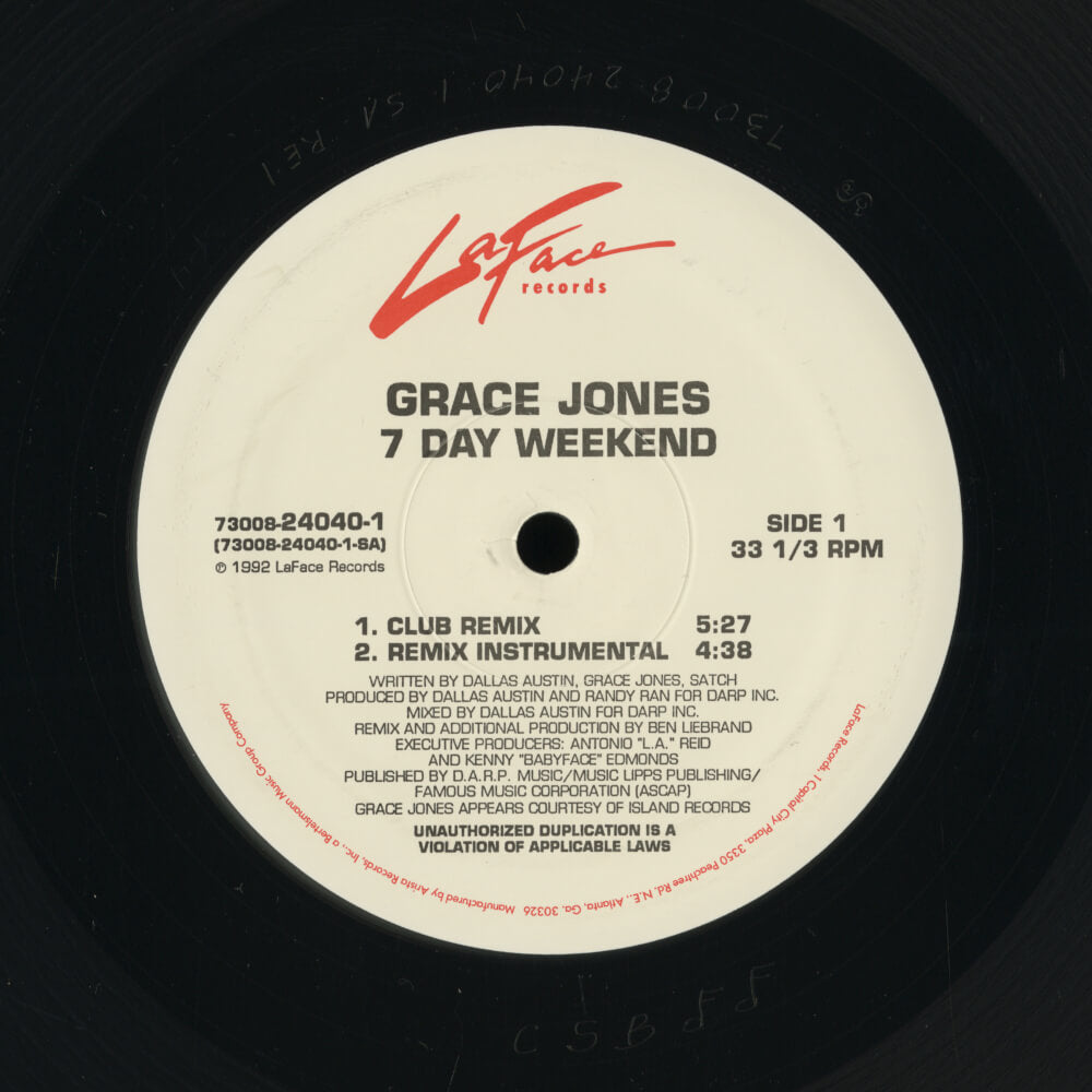 Grace Jones – 7 Day Weekend