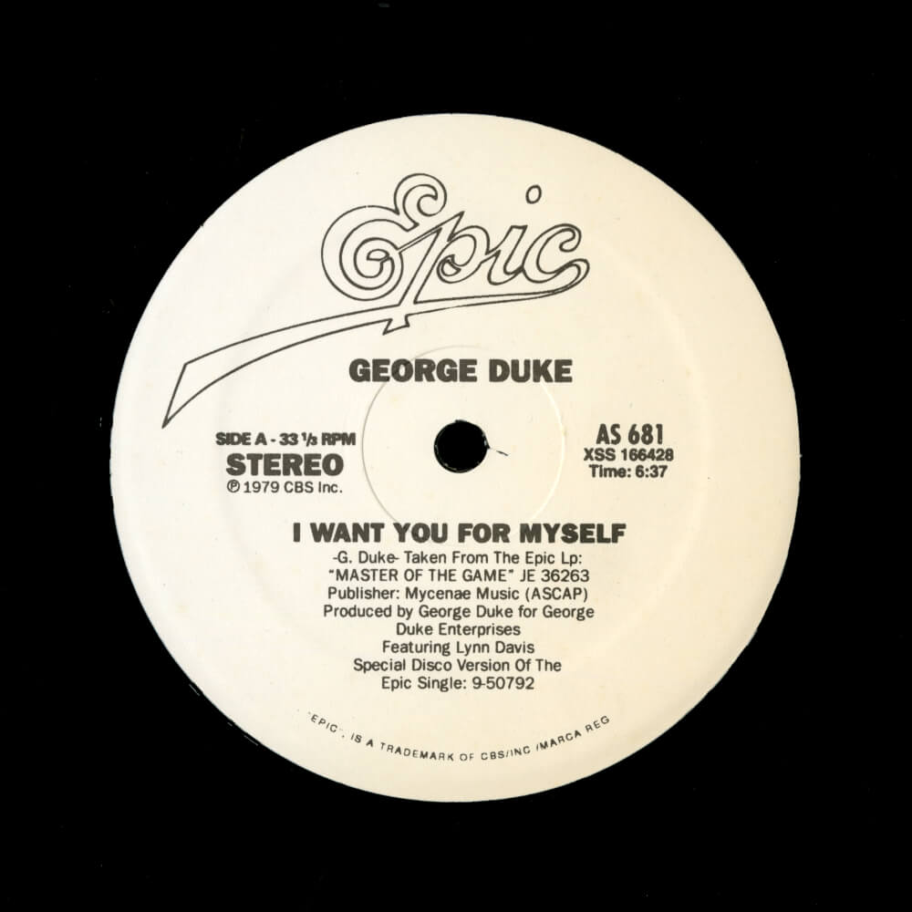 George Duke – I Want You For Myself / Reach For It (Reissue)