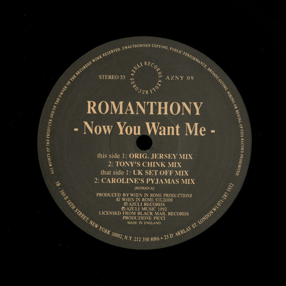 Romanthony – Now You Want Me