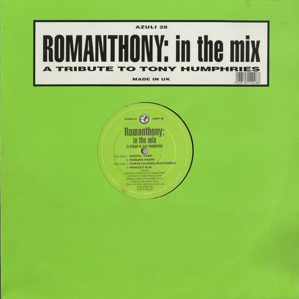 Romanthony – In The Mix (A Tribute To Tony Humphries)