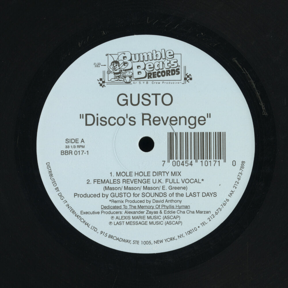 Gusto – Disco's Revenge / Mood Swing