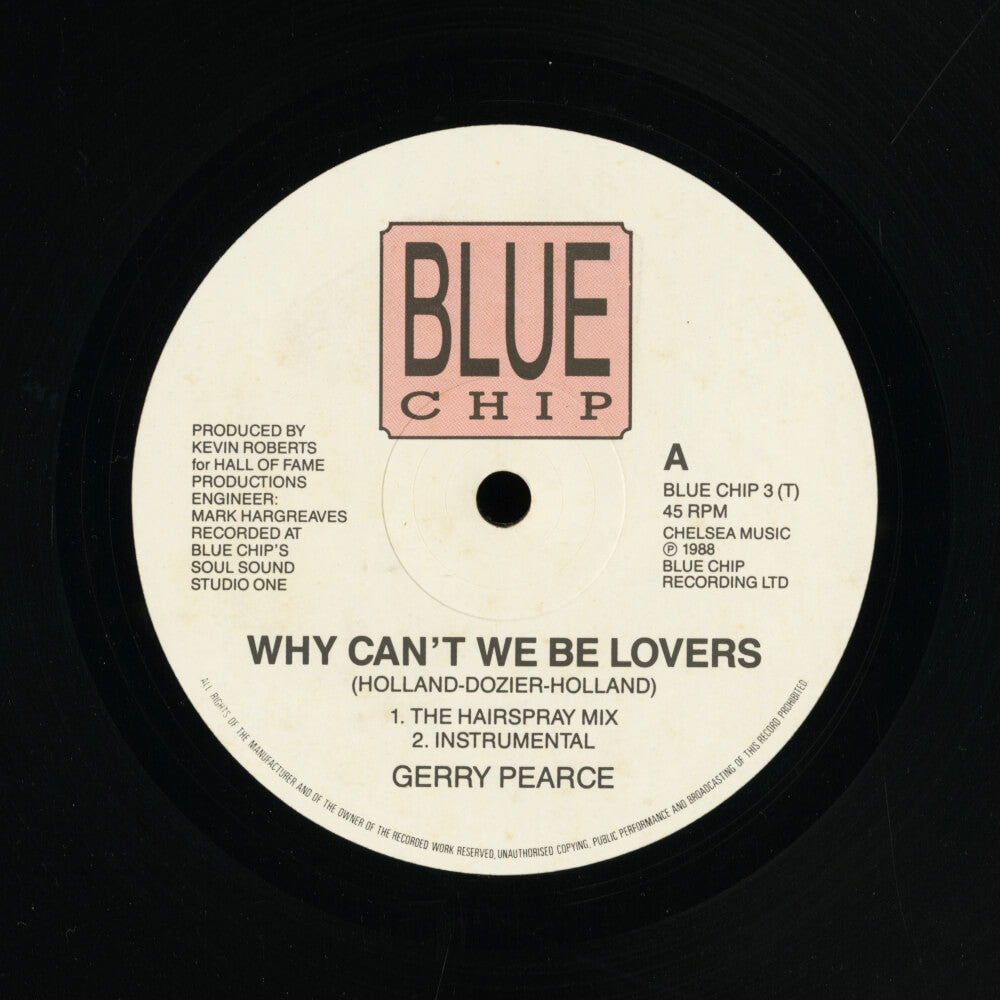 Gerry Pearce – Why Can't We Be Lovers