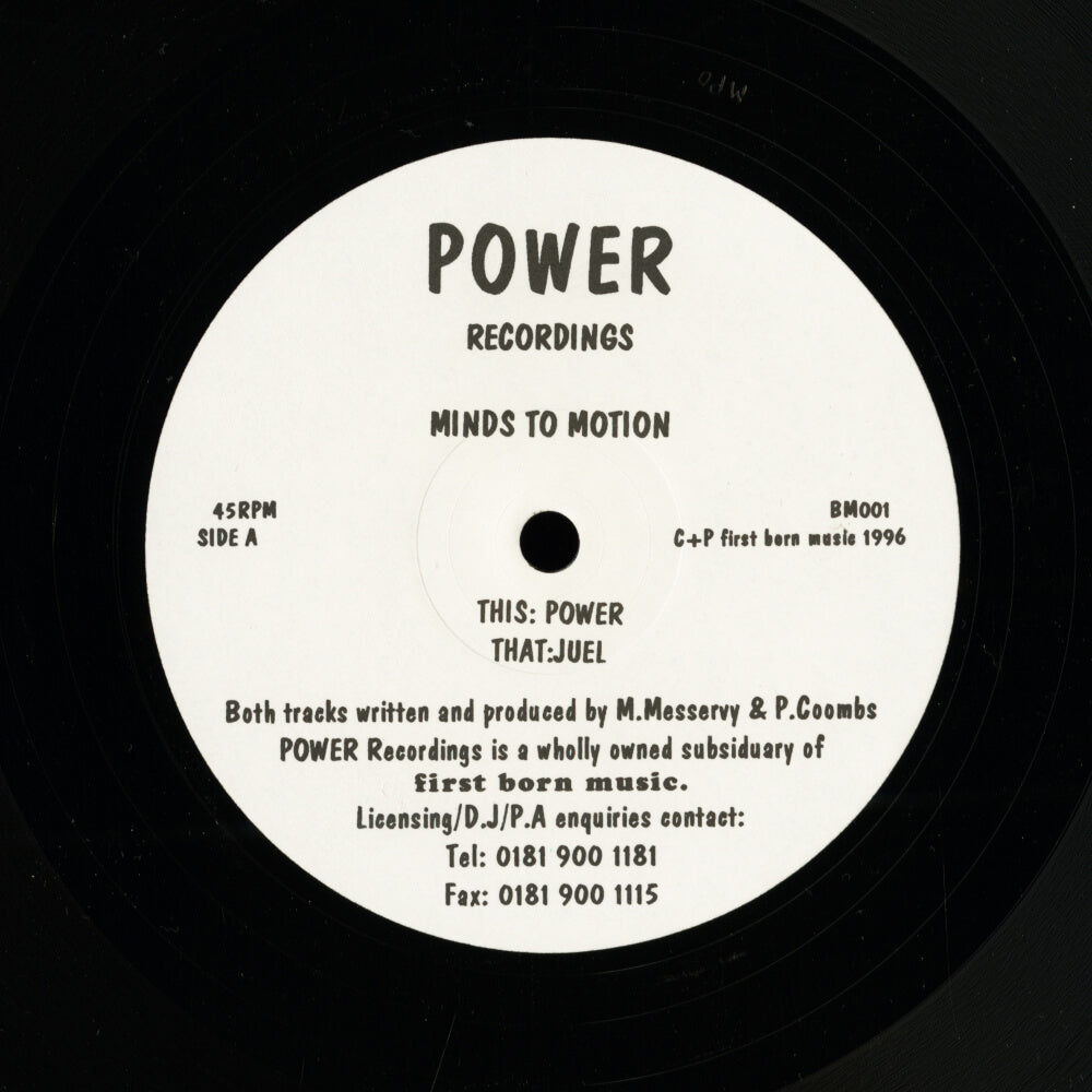 Minds To Motion – Power / Juel