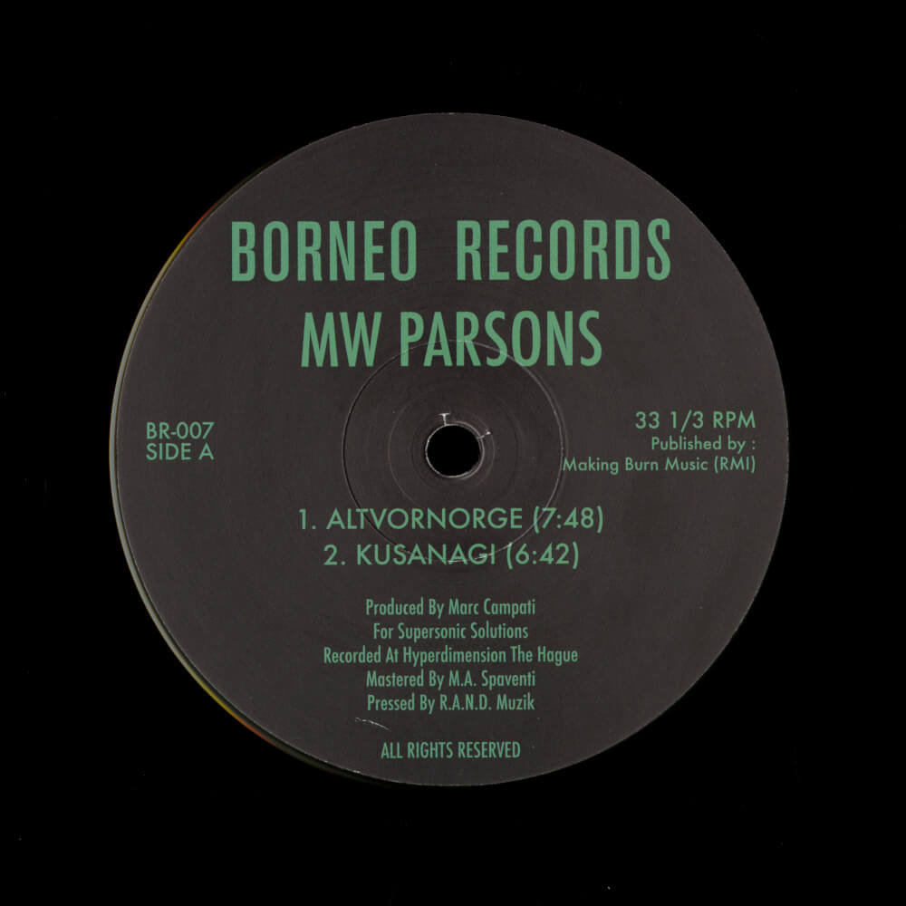 MW Parsons / Marck – Altvornorge