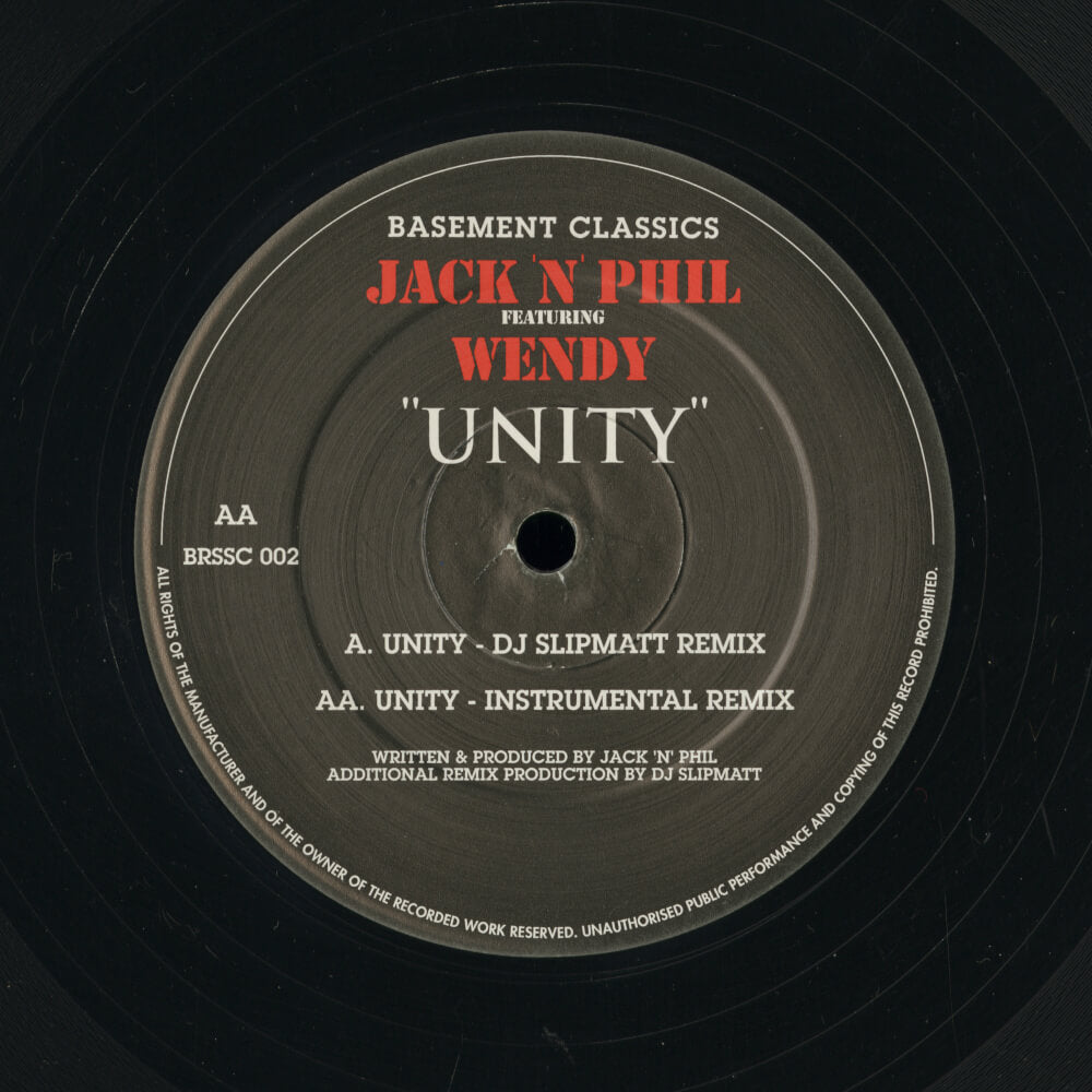 Jack 'N' Phil Featuring Wendy – Unity (DJ Slipmatt Remix)