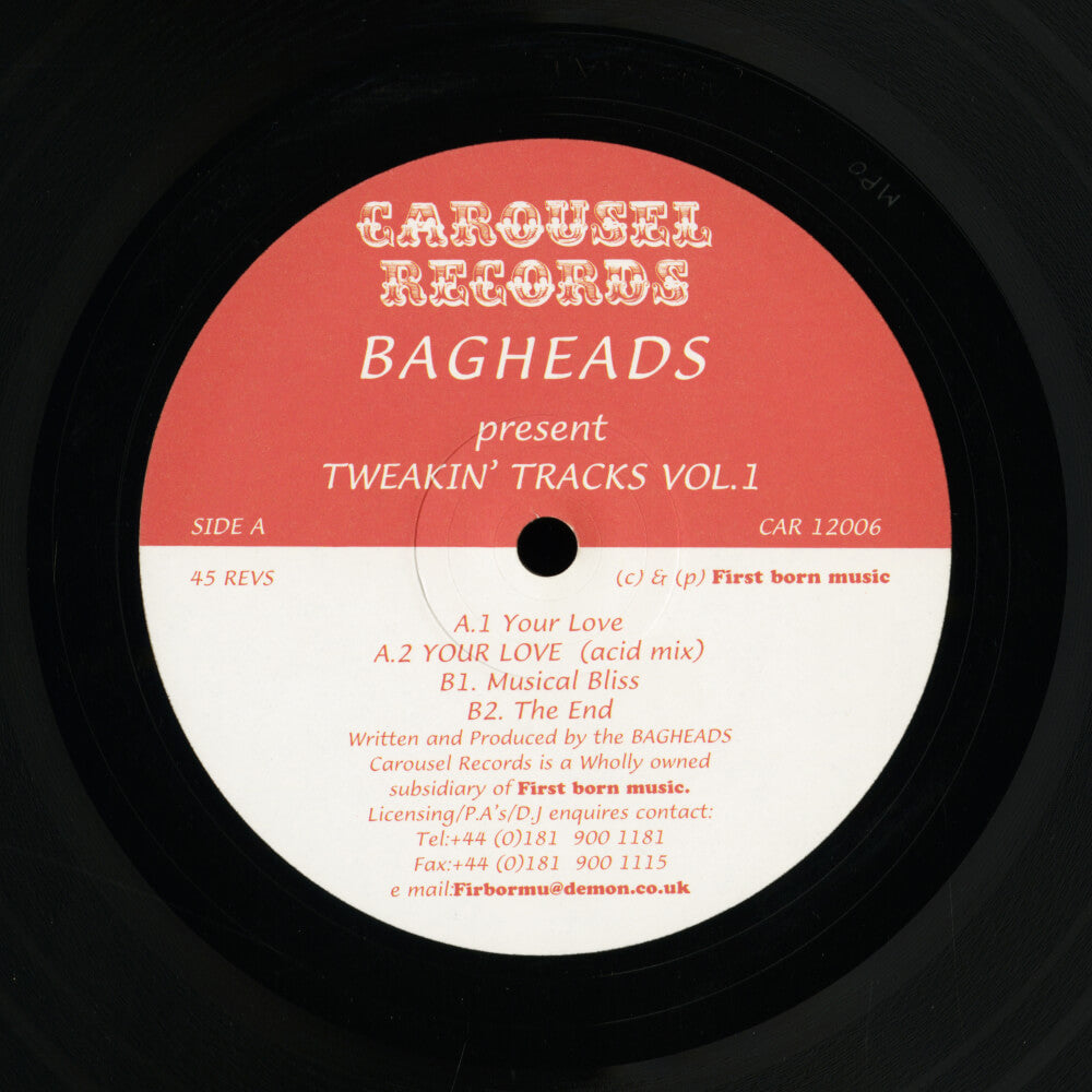 Bagheads – Tweakin' Tracks Vol.1