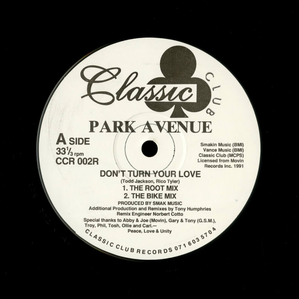 Park Avenue – Don't Turn Your Love