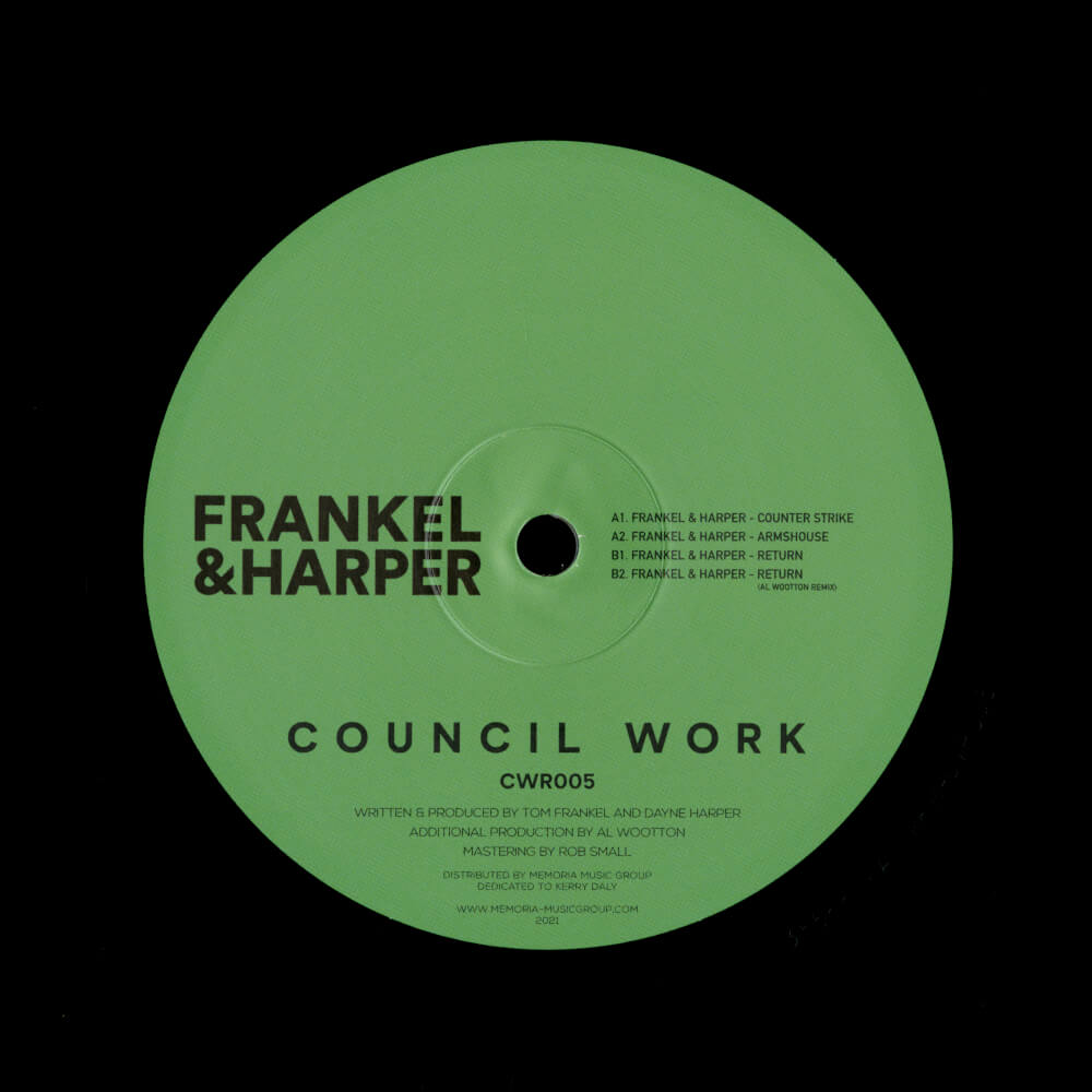 Frankel & Harper – Return EP (Incl. Al Wootton Remix)